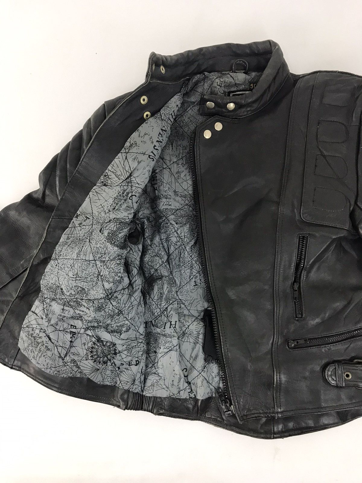 Vintage Kayatsu Brand Biker Punk Genuine Leather Jacket Size US S / EU 44-46 / 1 - 4 Thumbnail