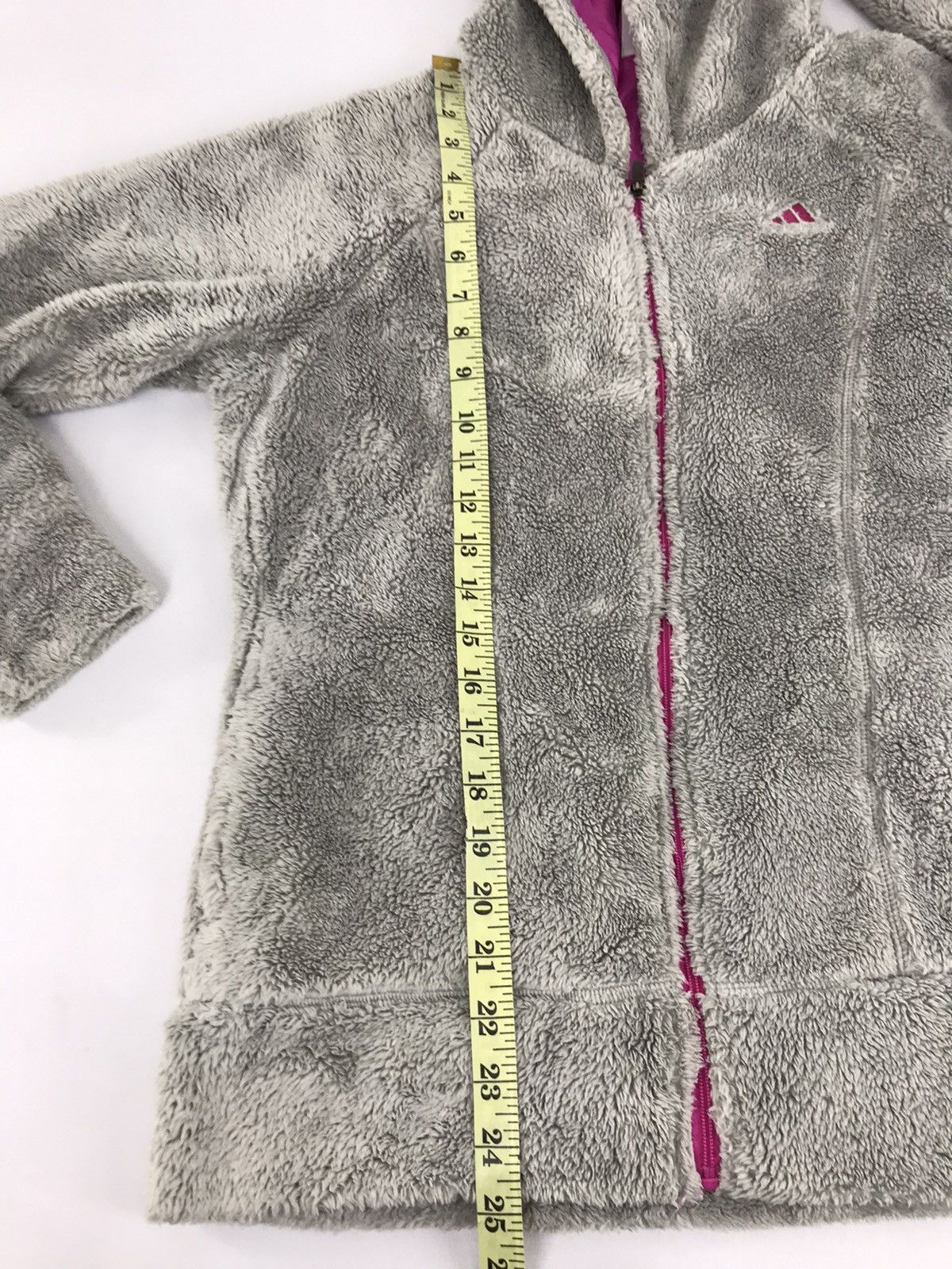 Adidas Adidas Fluffy Fleece Hoodies Jacket Winterwear Ski Size M / US 6-8 / IT 42-44 - 11 Thumbnail