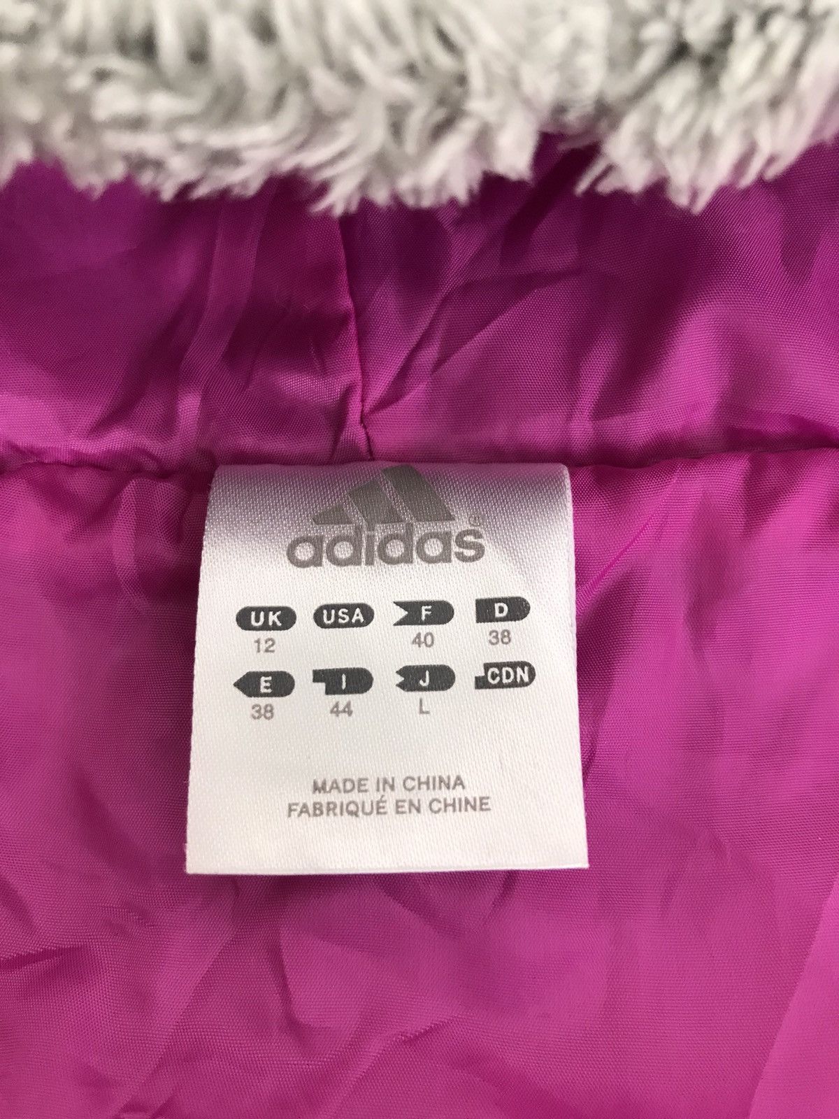 Adidas Adidas Fluffy Fleece Hoodies Jacket Winterwear Ski Size M / US 6-8 / IT 42-44 - 4 Thumbnail