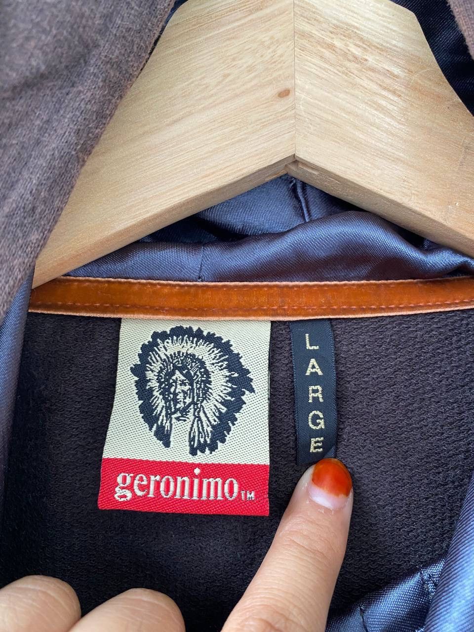 Japanese Brand Geronimo Apache Embroidered Brown Travis Scott Sweater Size US M / EU 48-50 / 2 - 10 Thumbnail