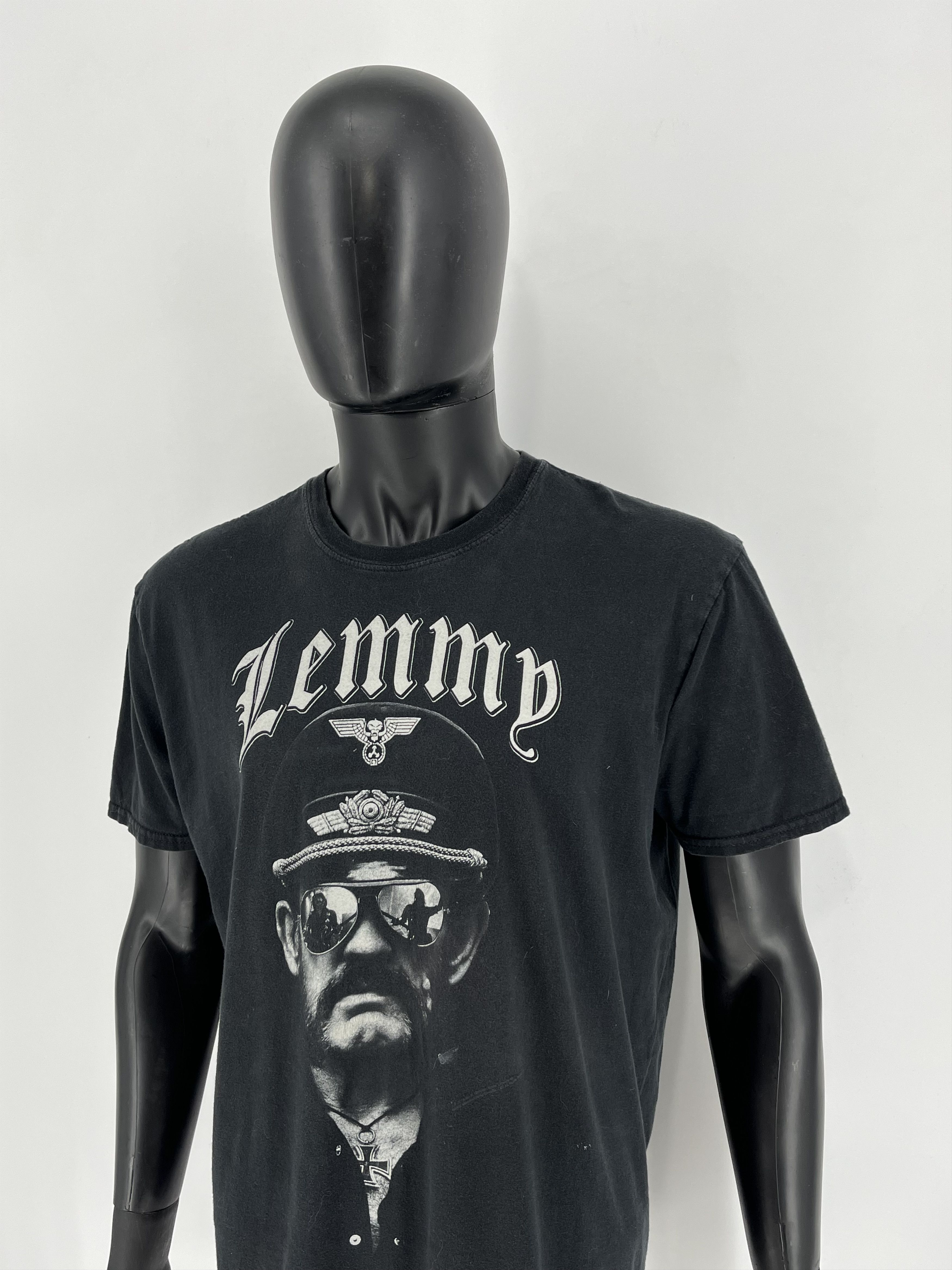 Band Tees × Vintage Vintage Y2k Lemmy Motörhead zip T-Shirt streetwear size M Size US XL / EU 56 / 4 - 4 Thumbnail