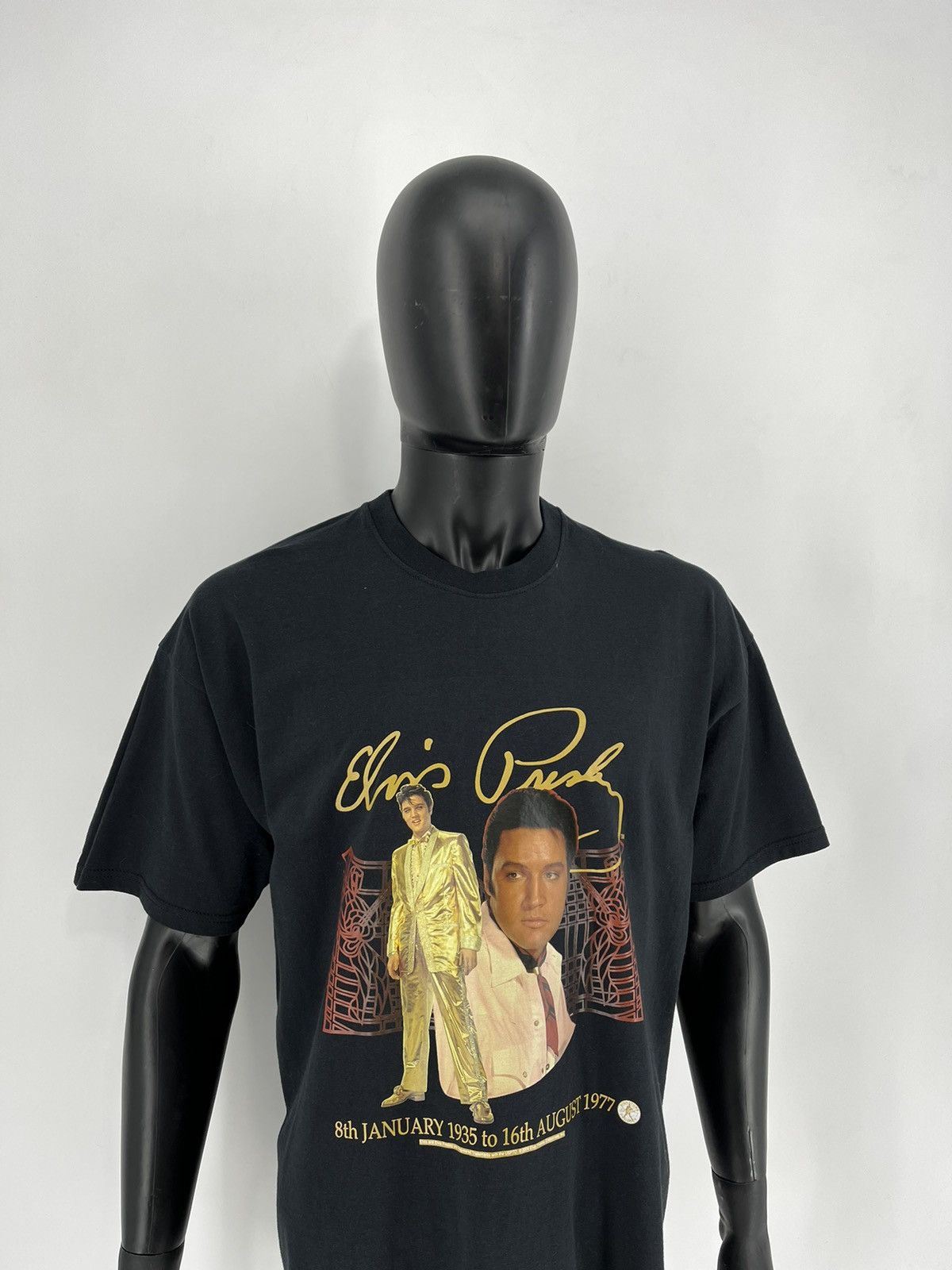 Band Tees × Vintage Vintage 90s Elvis Presley Great Elvis t-shirt 2004 L big log Size US XL / EU 56 / 4 - 3 Thumbnail