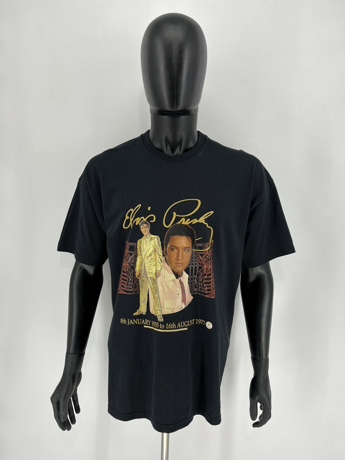 Band Tees × Vintage Vintage 90s Elvis Presley Great Elvis t-shirt 2004 L big log Size US XL / EU 56 / 4 - 2 Thumbnail