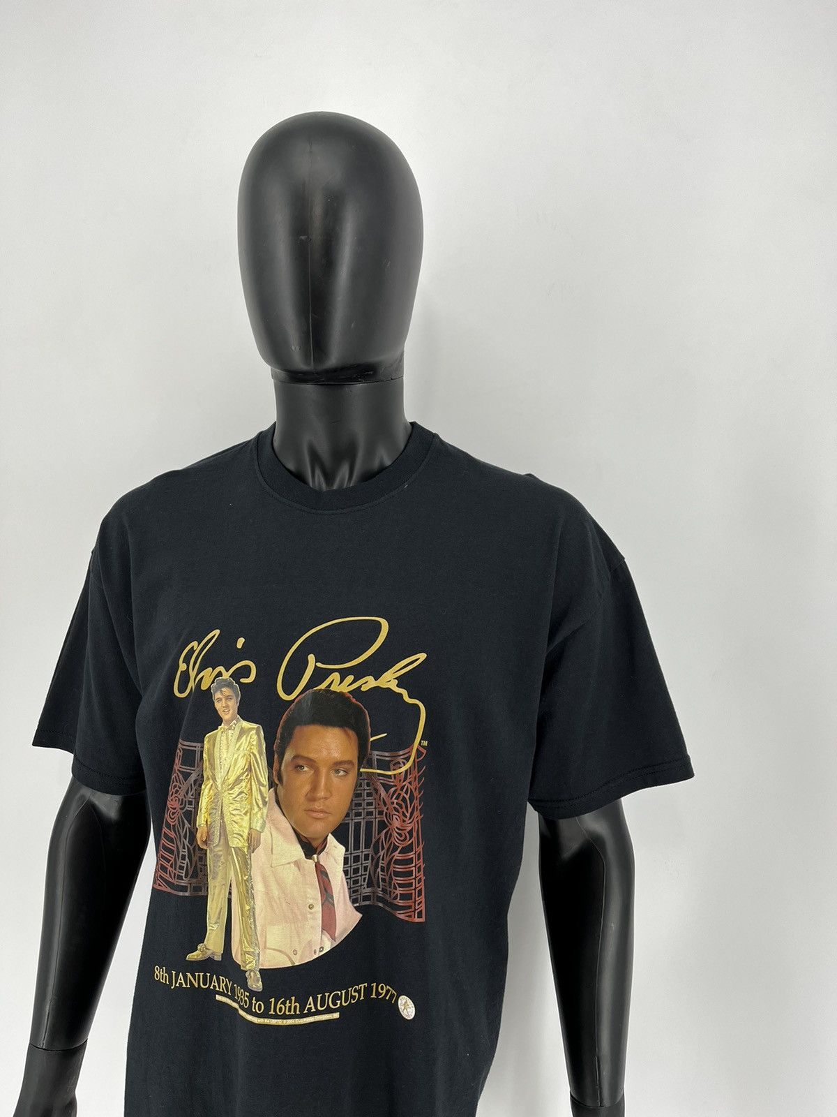 Band Tees × Vintage Vintage 90s Elvis Presley Great Elvis t-shirt 2004 L big log Size US XL / EU 56 / 4 - 4 Thumbnail