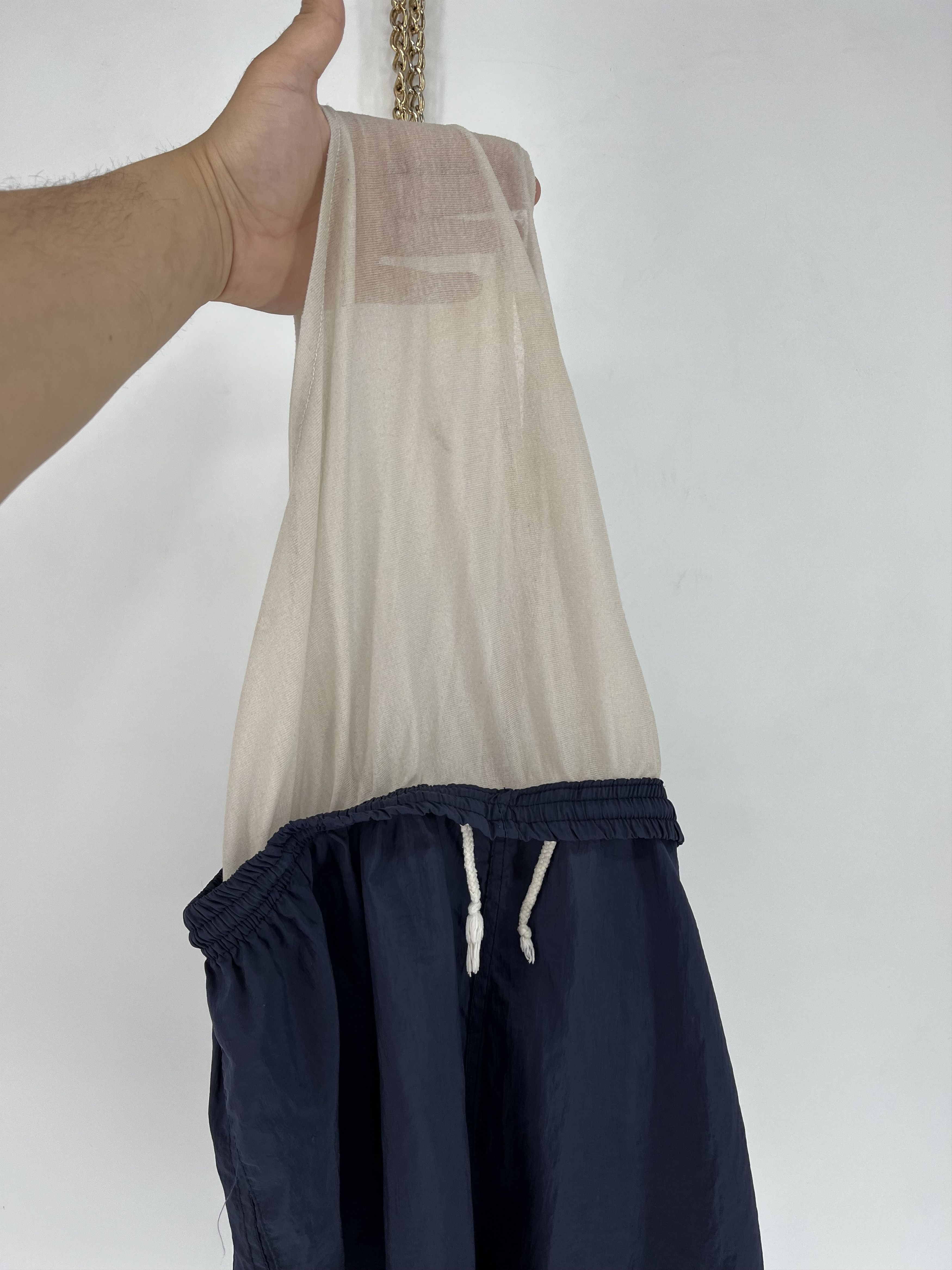 Nike × Vintage 90s Vintage Nike Swoosh Logo Shorts Travis Style Size US 34 / EU 50 - 10 Thumbnail