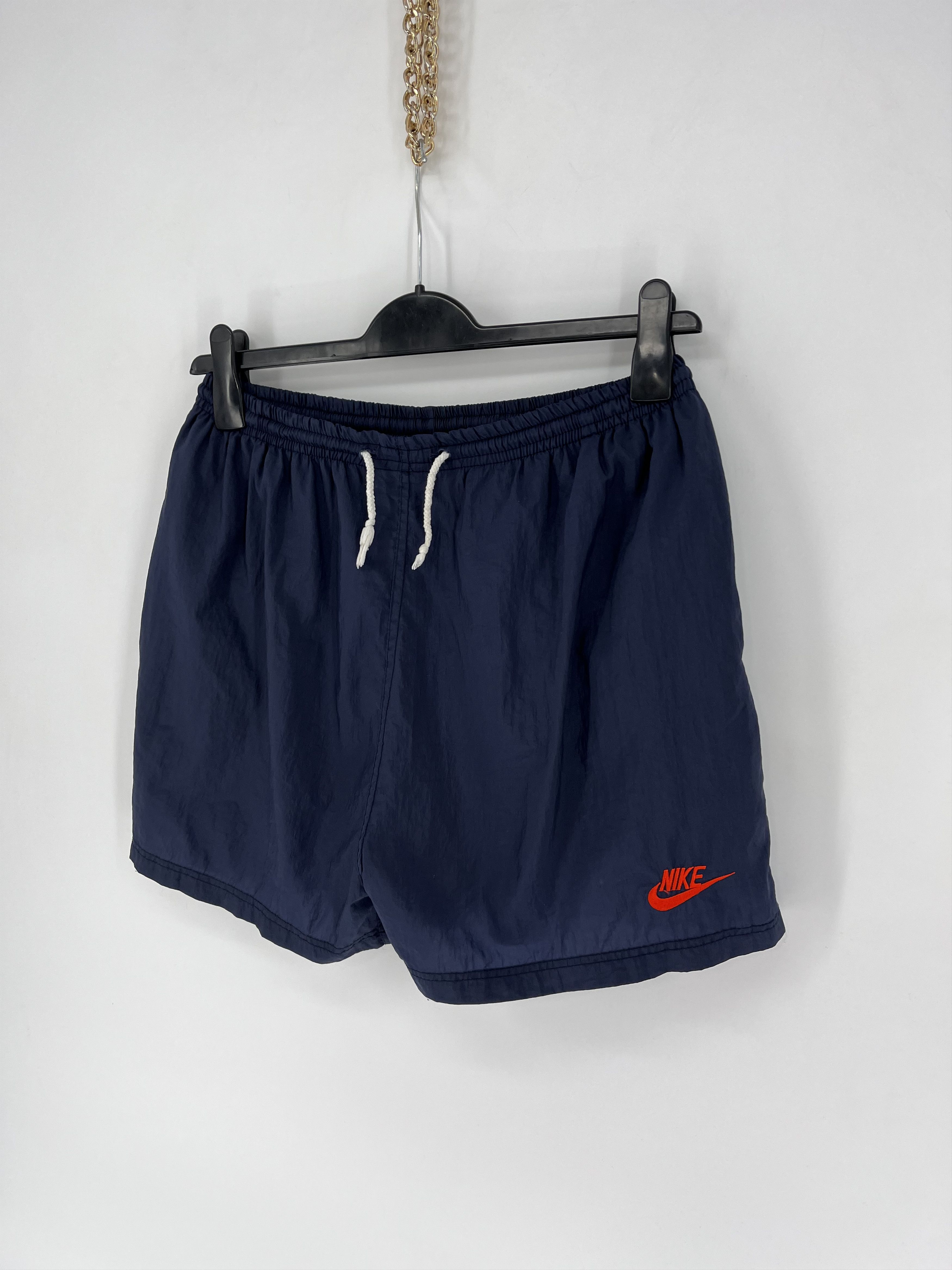 Nike × Vintage 90s Vintage Nike Swoosh Logo Shorts Travis Style Size US 34 / EU 50 - 3 Thumbnail