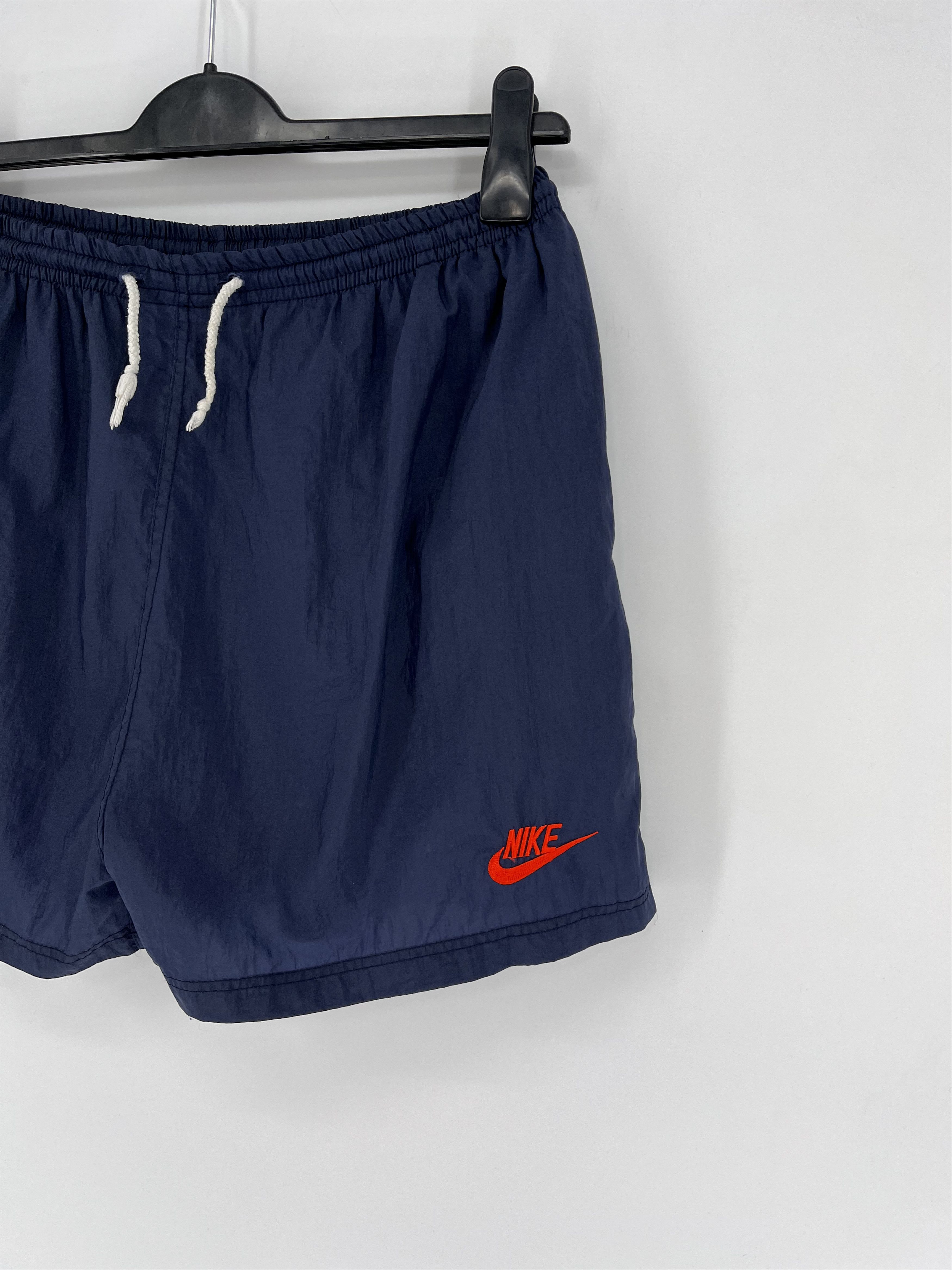 Nike × Vintage 90s Vintage Nike Swoosh Logo Shorts Travis Style Size US 34 / EU 50 - 4 Thumbnail