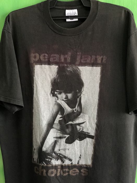 Vintage Vintage 90s Pearl Jam Choices Grunge Band Tee | Grailed