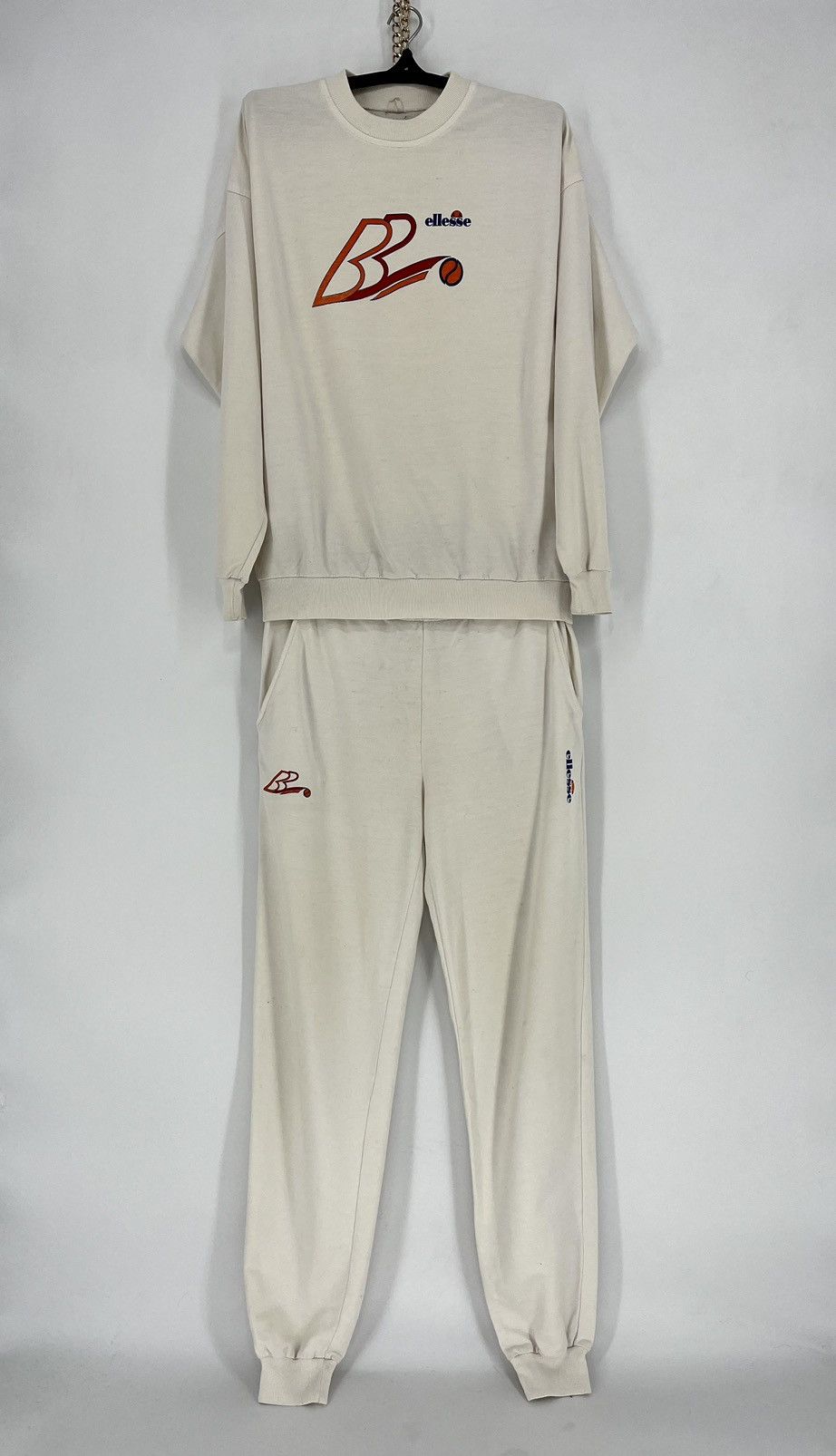 Ellesse 90s Vintage ellesse Sport Track Suit Sweatshirt + Pants Size US S / EU 44-46 / 1 - 3 Thumbnail