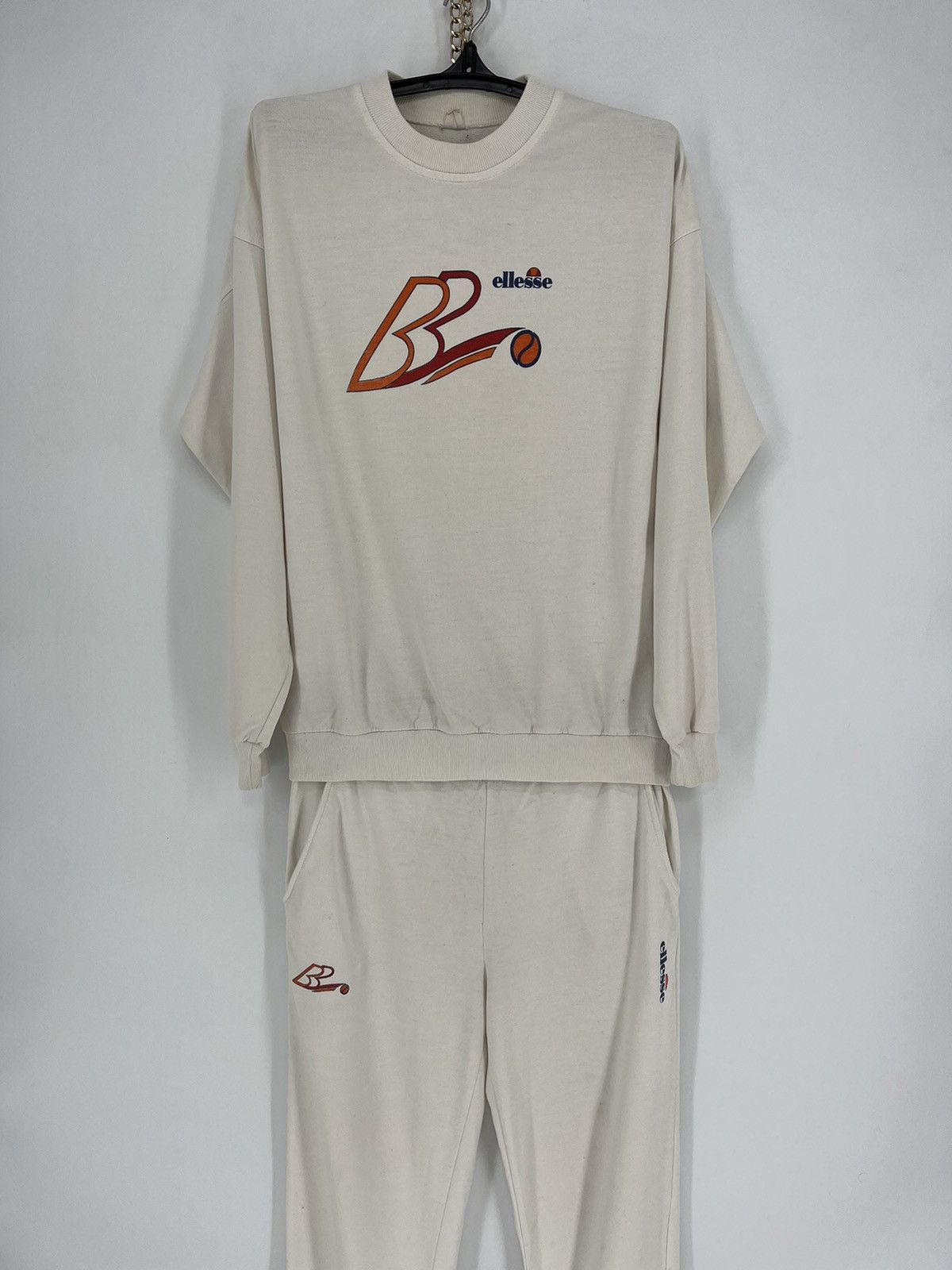 Ellesse 90s Vintage ellesse Sport Track Suit Sweatshirt + Pants Size US S / EU 44-46 / 1 - 2 Thumbnail