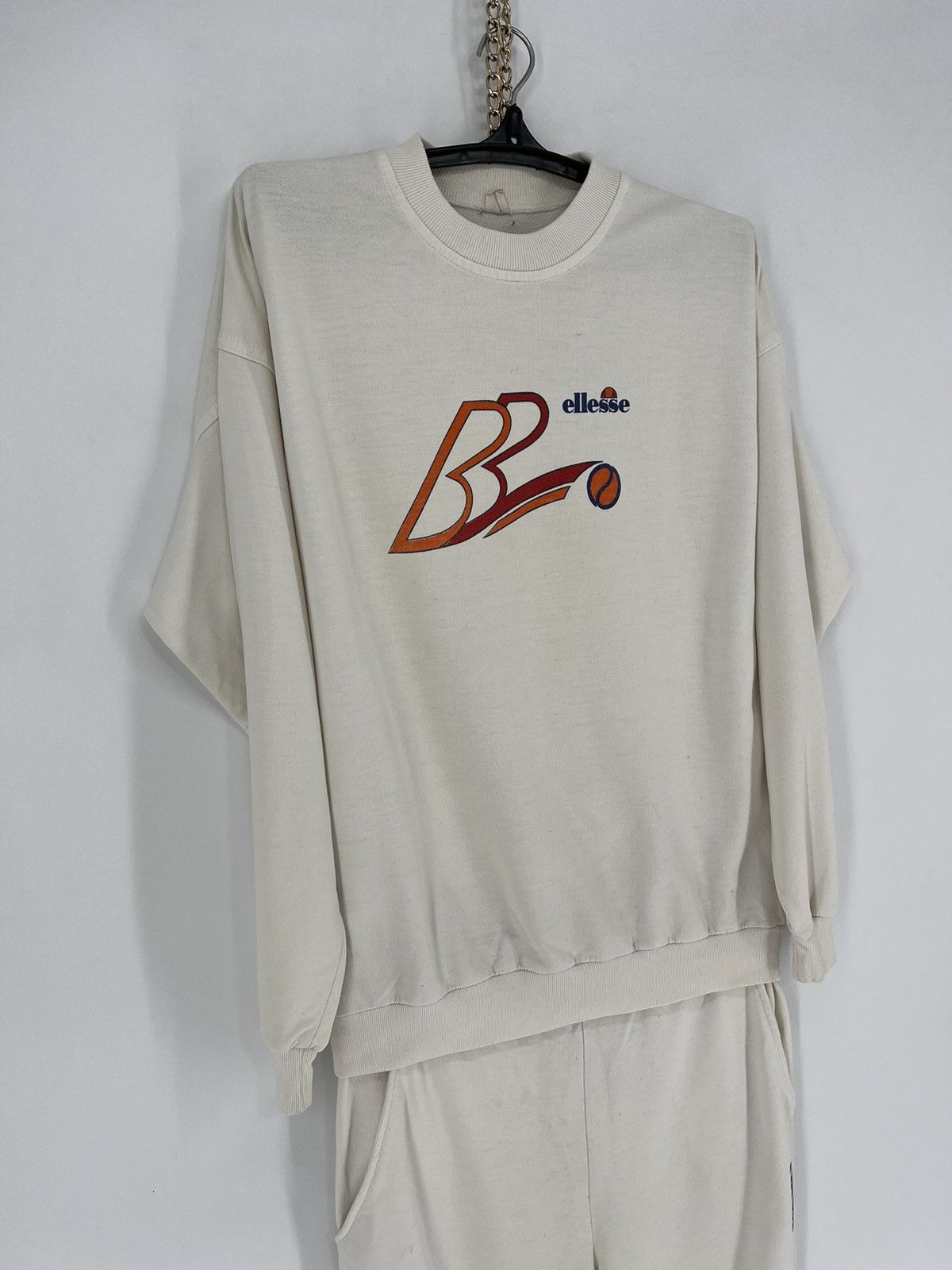 Ellesse 90s Vintage ellesse Sport Track Suit Sweatshirt + Pants Size US S / EU 44-46 / 1 - 5 Thumbnail