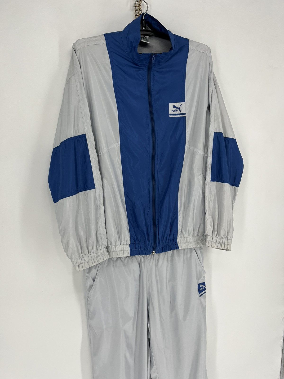 Puma 90s Vintage Puma Sport Track Suit Sweatshirt + Pants Size US M / EU 48-50 / 2 - 2 Thumbnail