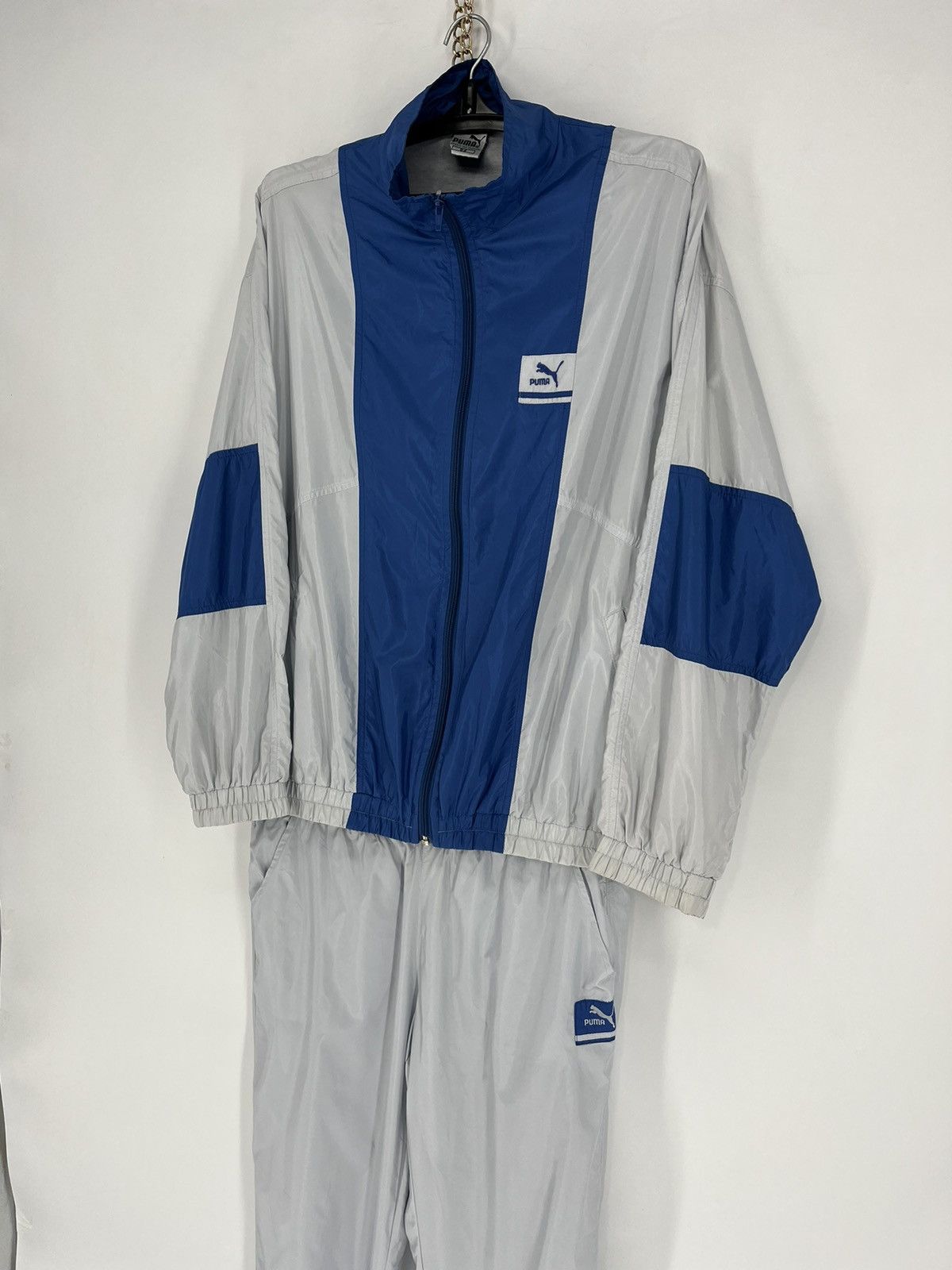 Puma 90s Vintage Puma Sport Track Suit Sweatshirt + Pants Size US M / EU 48-50 / 2 - 3 Thumbnail