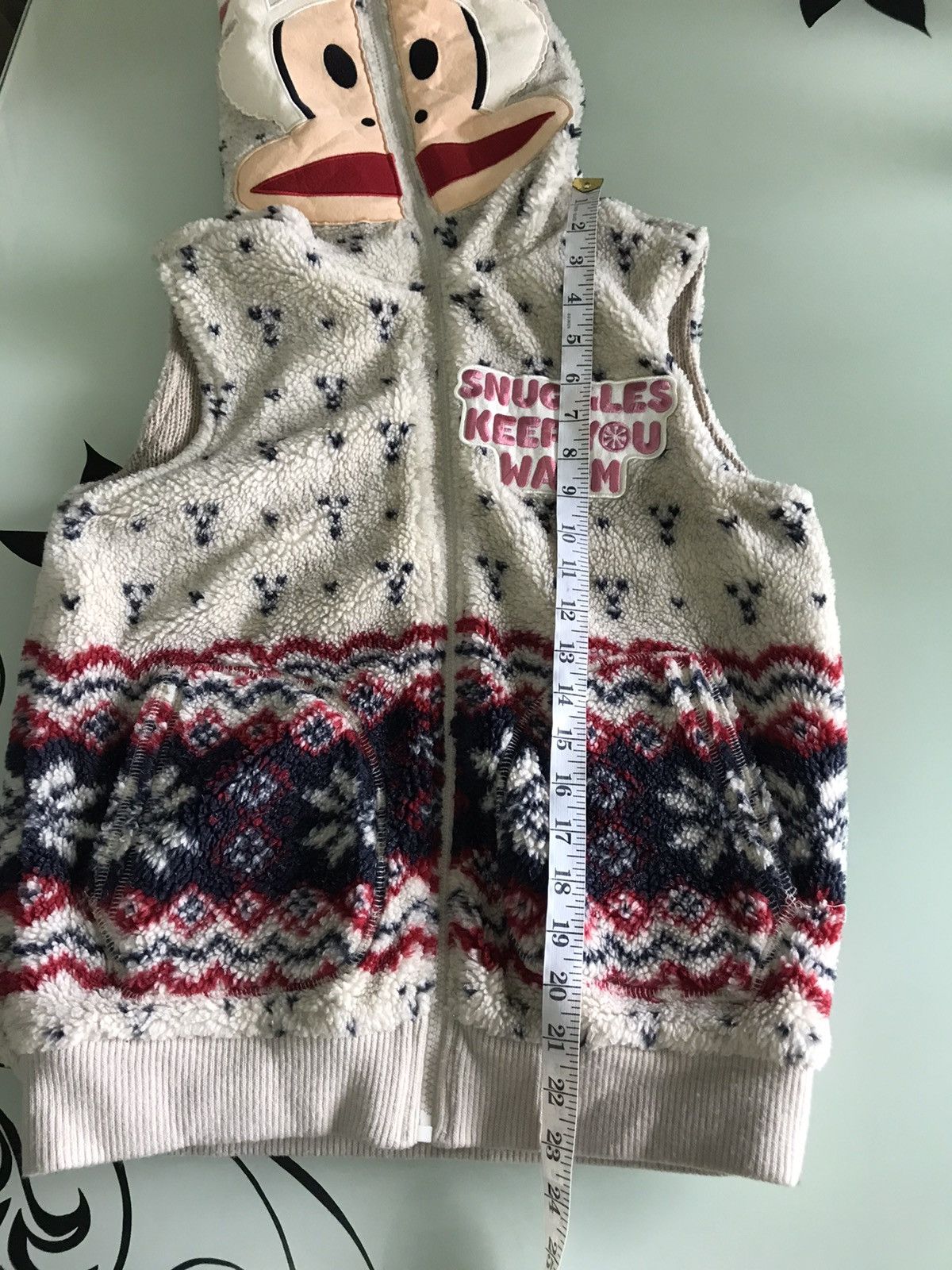 Japanese Brand Vintage Paul Frank Printed Fleece Full Zip Vest Jacket Size US S / EU 44-46 / 1 - 14 Thumbnail