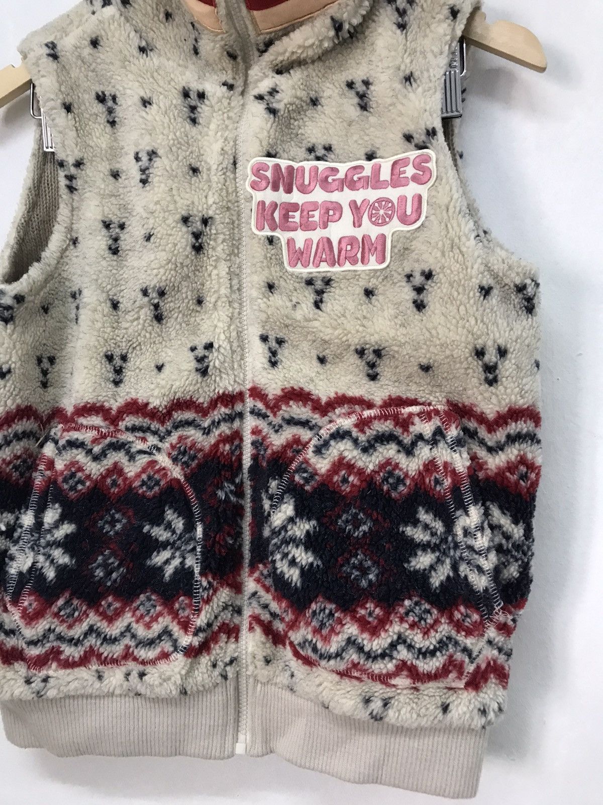 Japanese Brand Vintage Paul Frank Printed Fleece Full Zip Vest Jacket Size US S / EU 44-46 / 1 - 4 Thumbnail