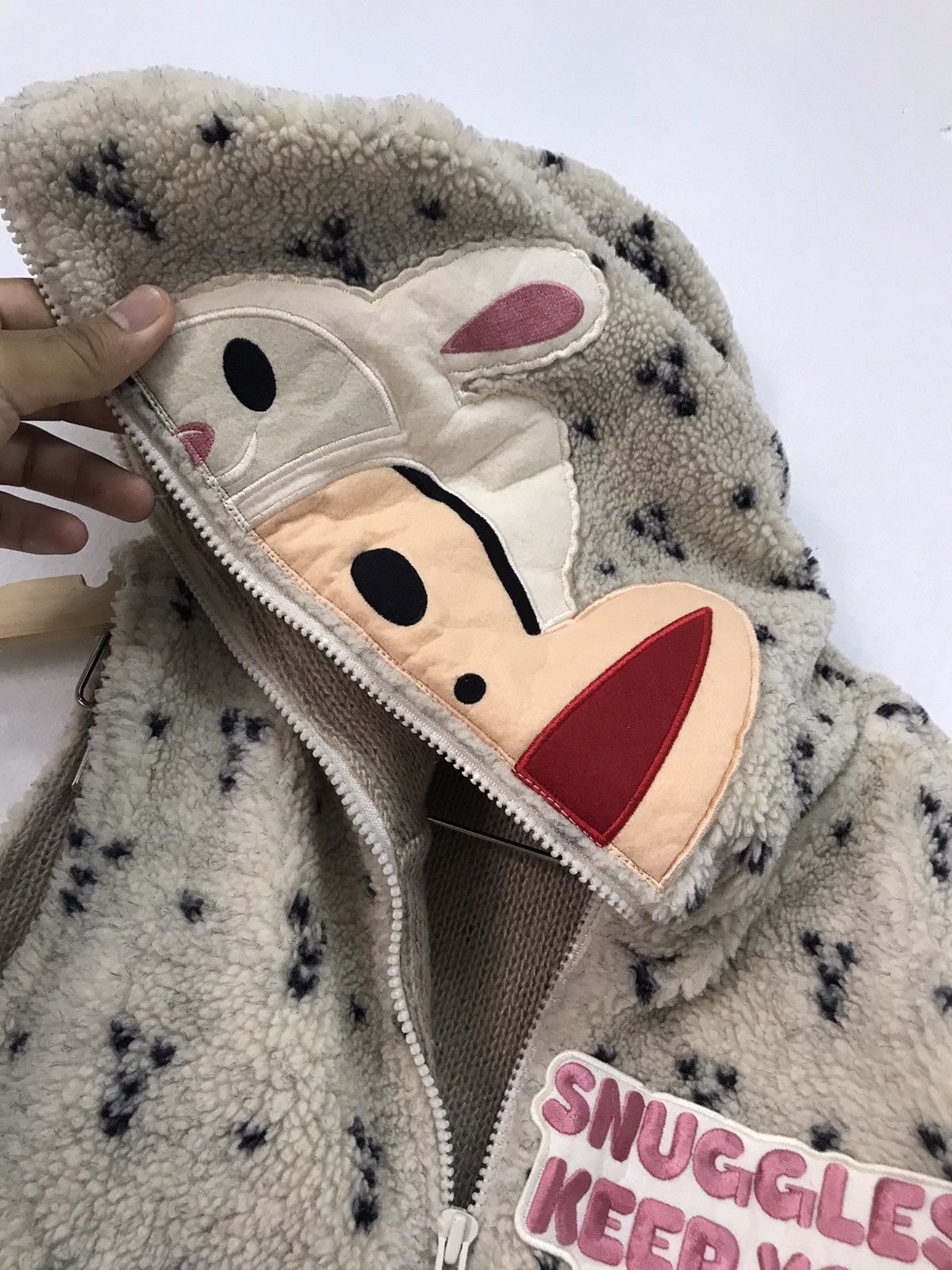 Japanese Brand Vintage Paul Frank Printed Fleece Full Zip Vest Jacket Size US S / EU 44-46 / 1 - 7 Thumbnail