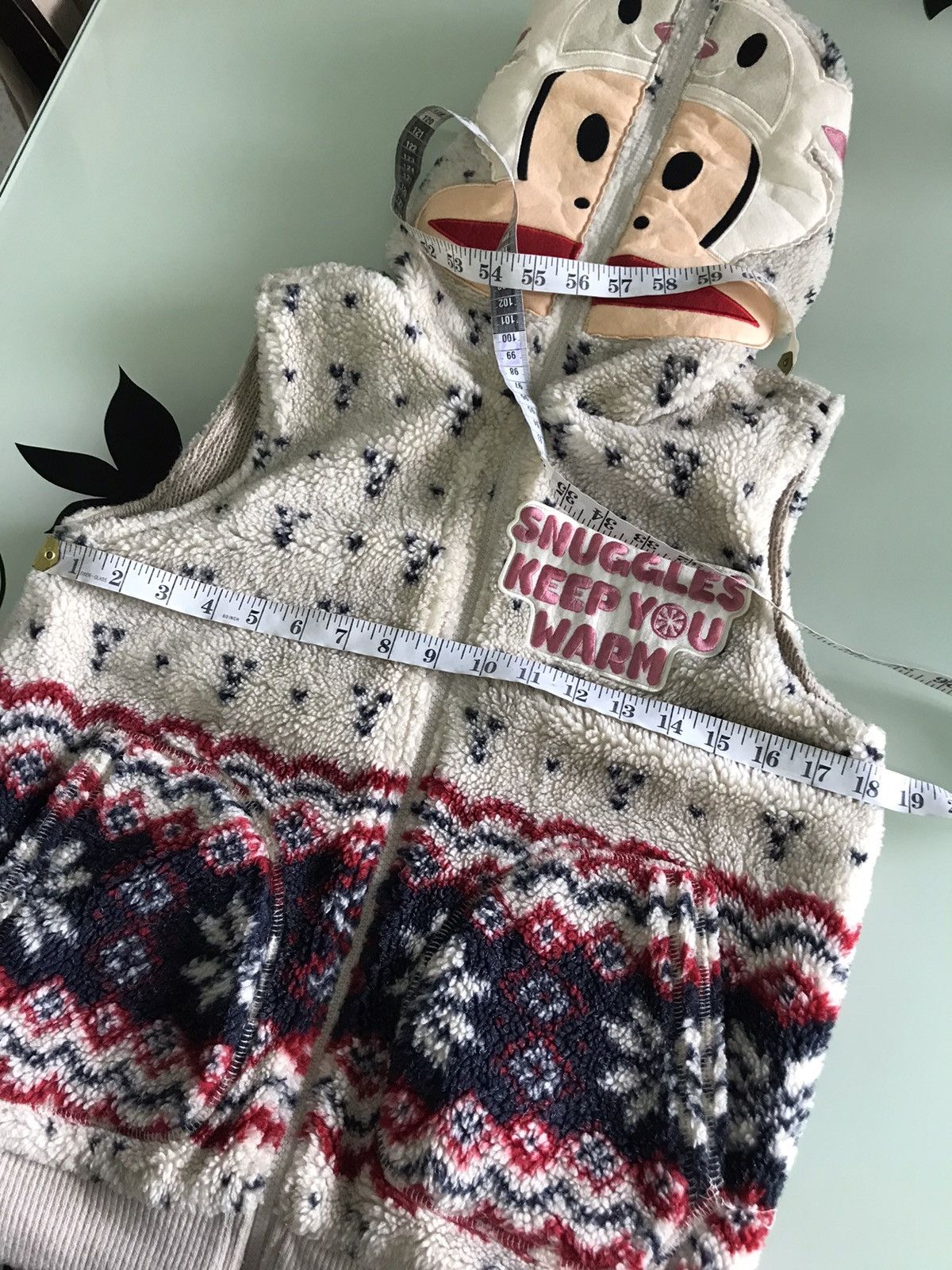 Japanese Brand Vintage Paul Frank Printed Fleece Full Zip Vest Jacket Size US S / EU 44-46 / 1 - 13 Thumbnail