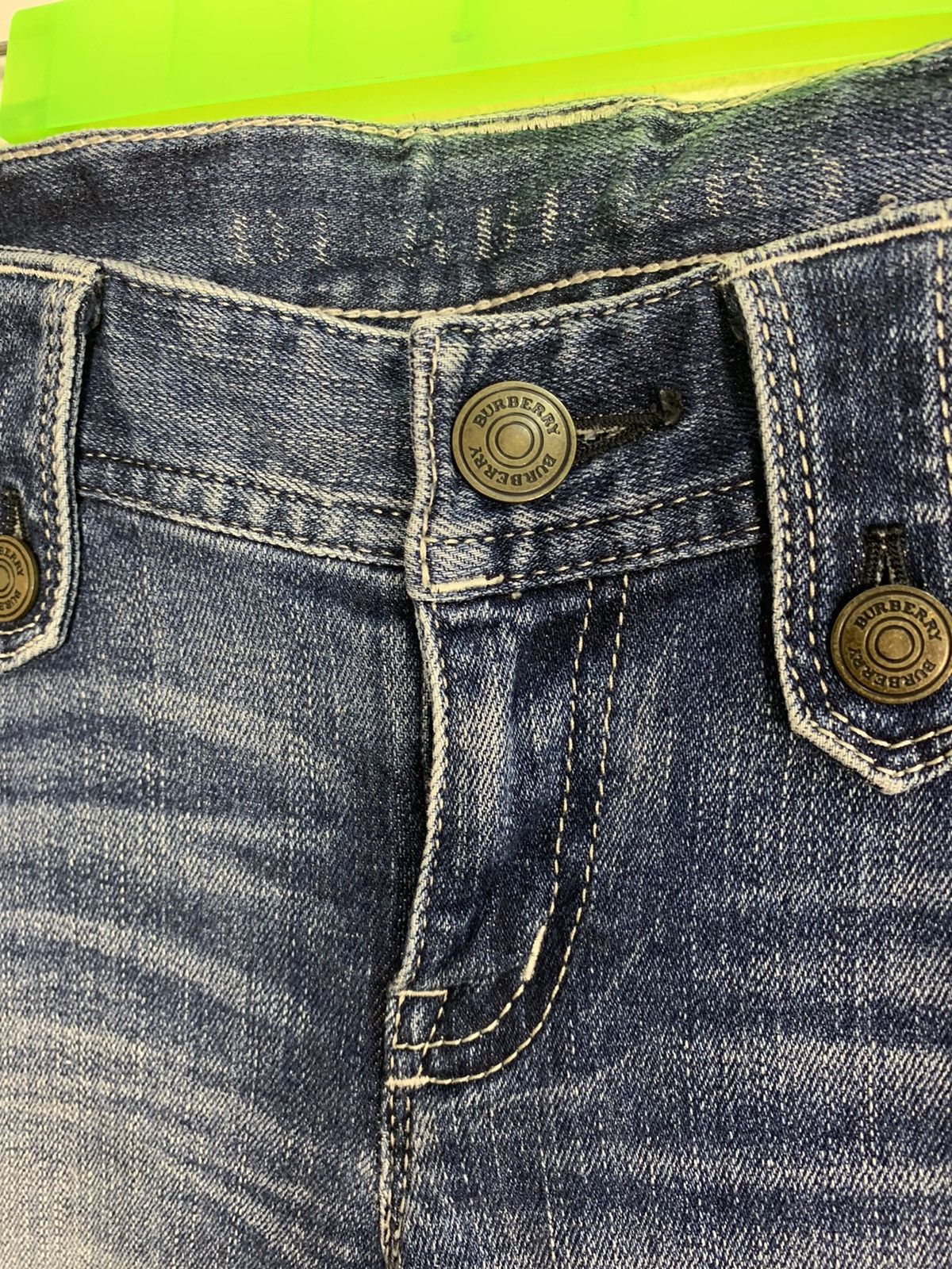 Burberry Vintage Burberry London Indigo Denim Pant Jeans Size 30" / US 8 / IT 44 - 3 Thumbnail
