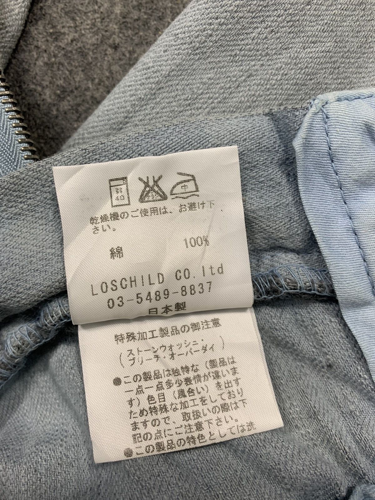 FACTOTUM Rare Design 90s Factotum Distress Indigo Denim Straight Cut Size US 29 - 10 Thumbnail