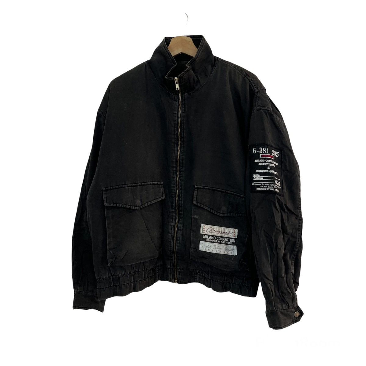 Japanese Brand VINTAGE BOMBER JACKET MILANO CONNECTION BY TAKA-Q Size US L / EU 52-54 / 3 - 1 Thumbnail