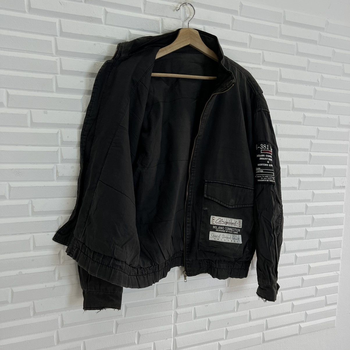 Japanese Brand VINTAGE BOMBER JACKET MILANO CONNECTION BY TAKA-Q Size US L / EU 52-54 / 3 - 11 Thumbnail