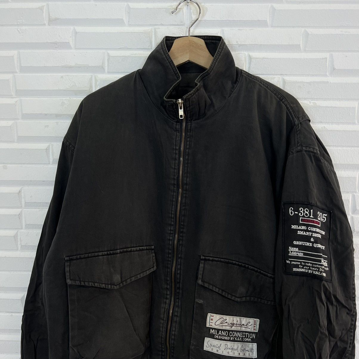 Japanese Brand VINTAGE BOMBER JACKET MILANO CONNECTION BY TAKA-Q Size US L / EU 52-54 / 3 - 3 Thumbnail