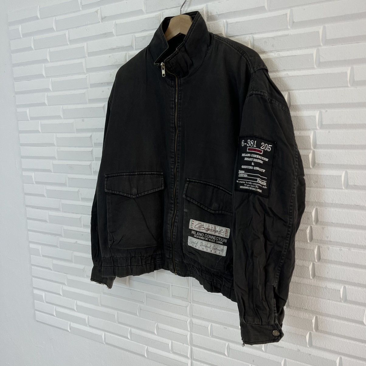 Japanese Brand VINTAGE BOMBER JACKET MILANO CONNECTION BY TAKA-Q Size US L / EU 52-54 / 3 - 2 Thumbnail