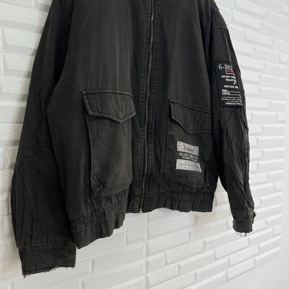 Japanese Brand VINTAGE BOMBER JACKET MILANO CONNECTION BY TAKA-Q Size US L / EU 52-54 / 3 - 4 Thumbnail