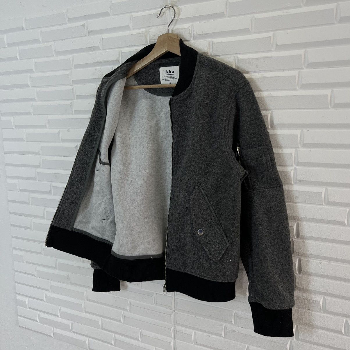 Japanese Brand VINTAGE BOMBER JACKET IKKA INSPIRED BY ISSEY MIYAKE Size US M / EU 48-50 / 2 - 11 Thumbnail