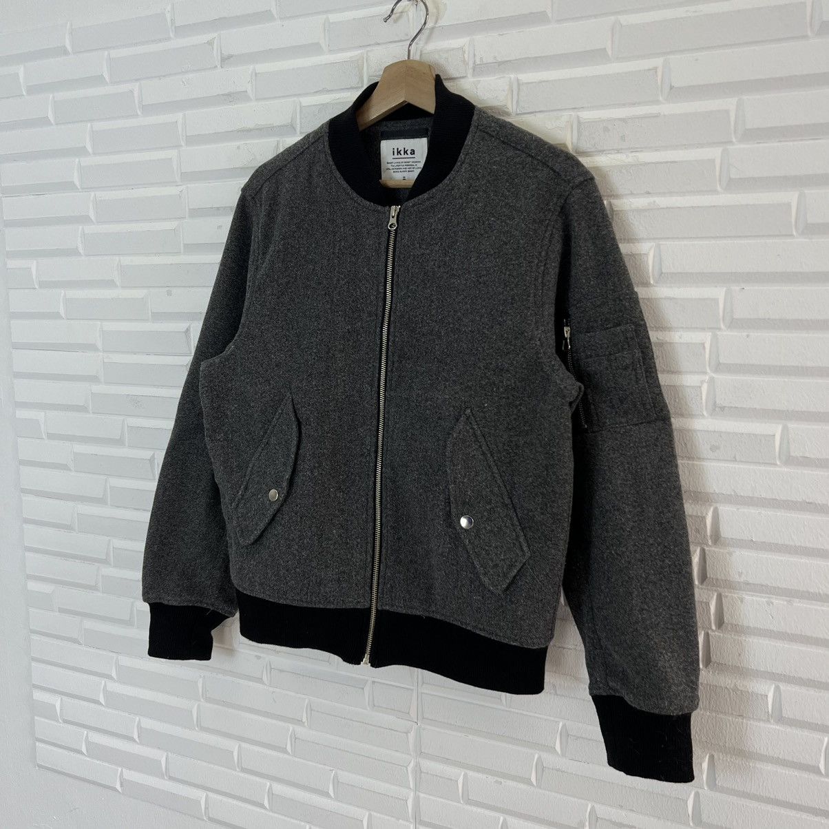 Japanese Brand VINTAGE BOMBER JACKET IKKA INSPIRED BY ISSEY MIYAKE Size US M / EU 48-50 / 2 - 2 Thumbnail