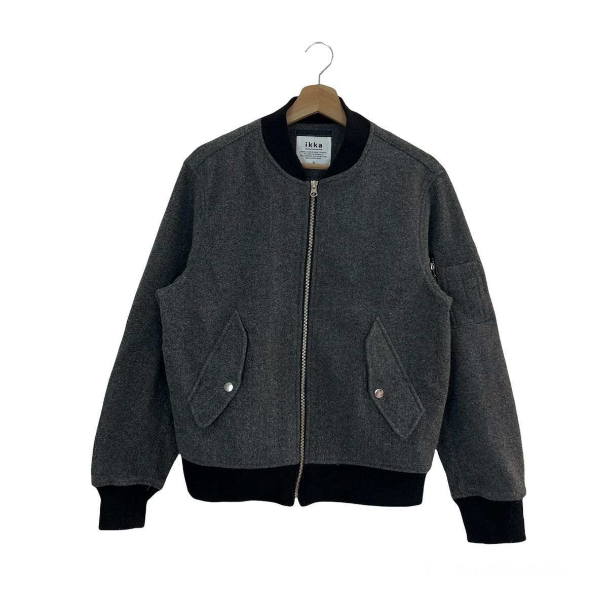 Japanese Brand VINTAGE BOMBER JACKET IKKA INSPIRED BY ISSEY MIYAKE Size US M / EU 48-50 / 2 - 1 Thumbnail
