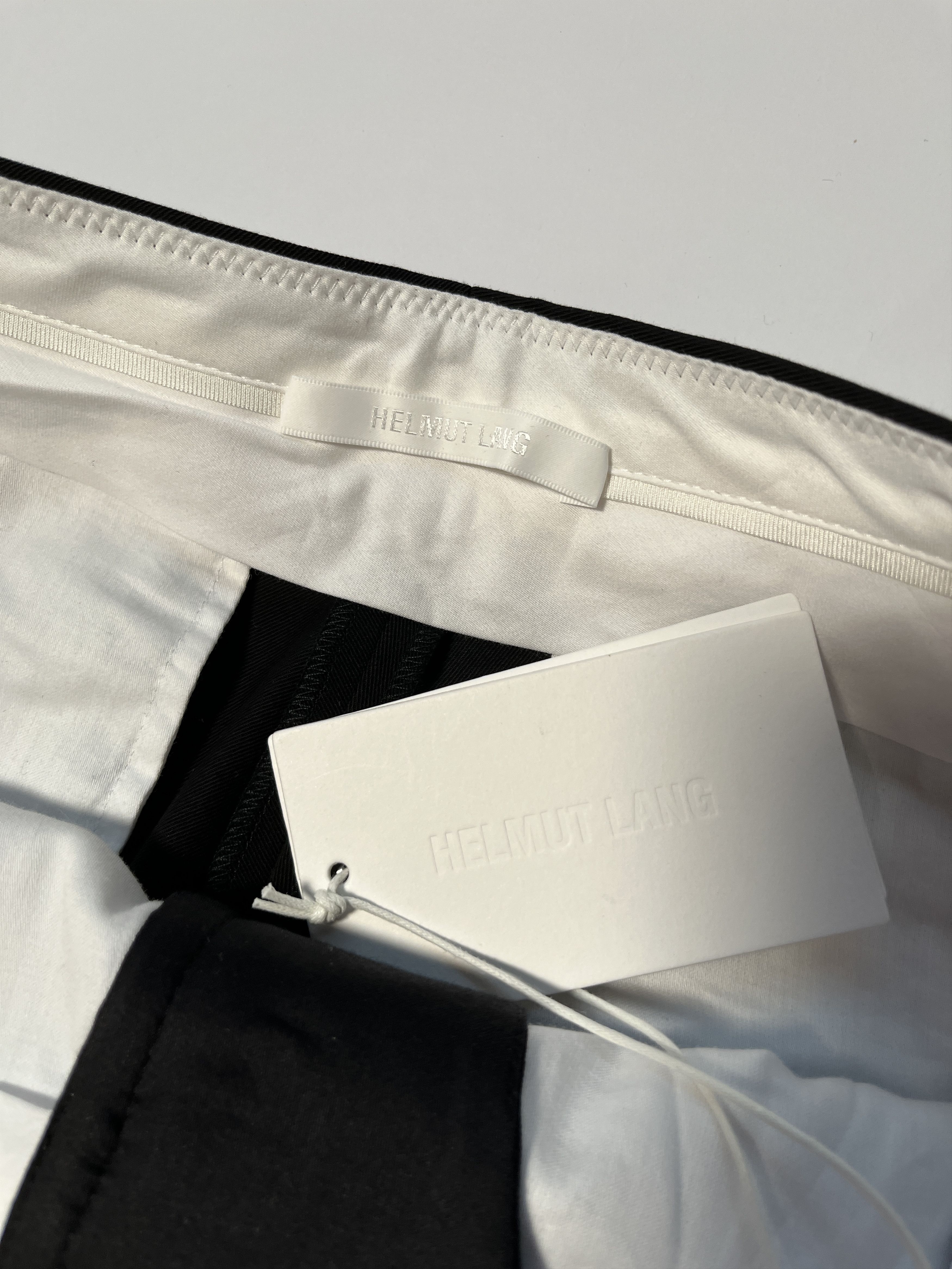 Helmut Lang ⚡️QUICK SALE⚡️Helmut Lang Black Trousers Pants Size 32" / US 10 / IT 46 - 3 Thumbnail