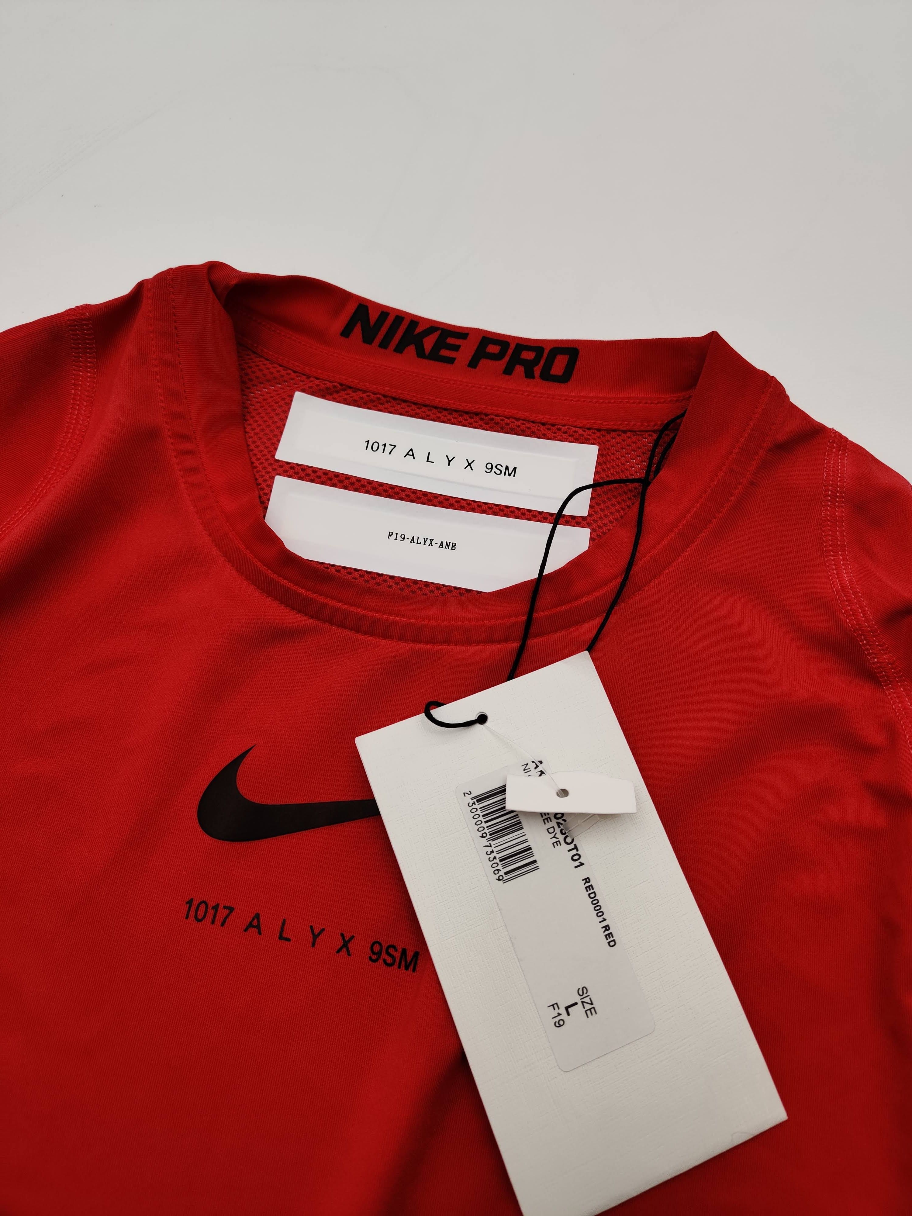 1017 ALYX 9SM ⚡️QUICK SALE⚡️Alyx Nike Red Pink Sport Tshirt Short Sleeve Size US L / EU 52-54 / 3 - 5 Thumbnail