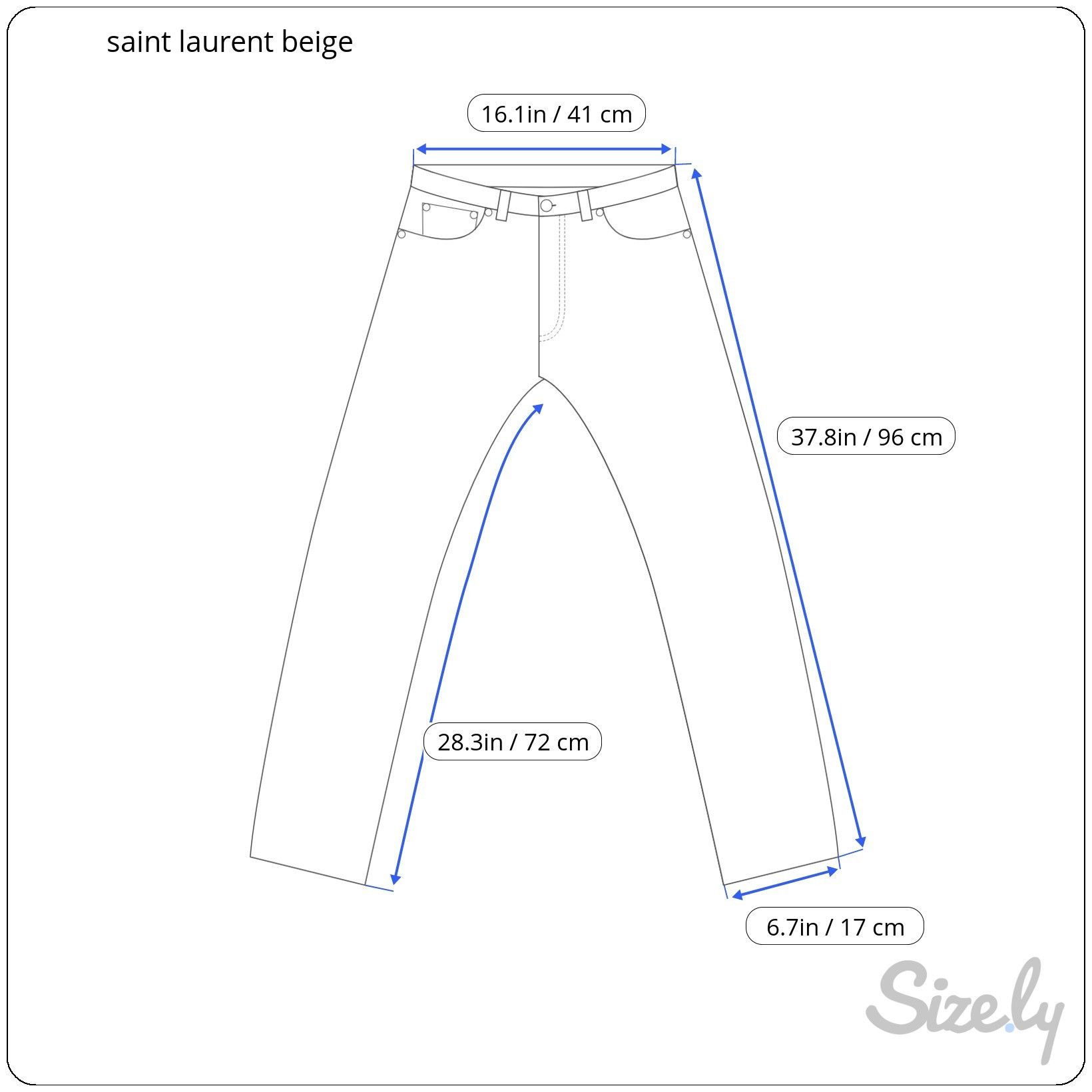 Hedi Slimane × Saint Laurent Paris ⚡️QUICK SALE⚡️2014 Saint Laurent Hedi Beige Pants Trousers Size US 30 / EU 46 - 6 Thumbnail