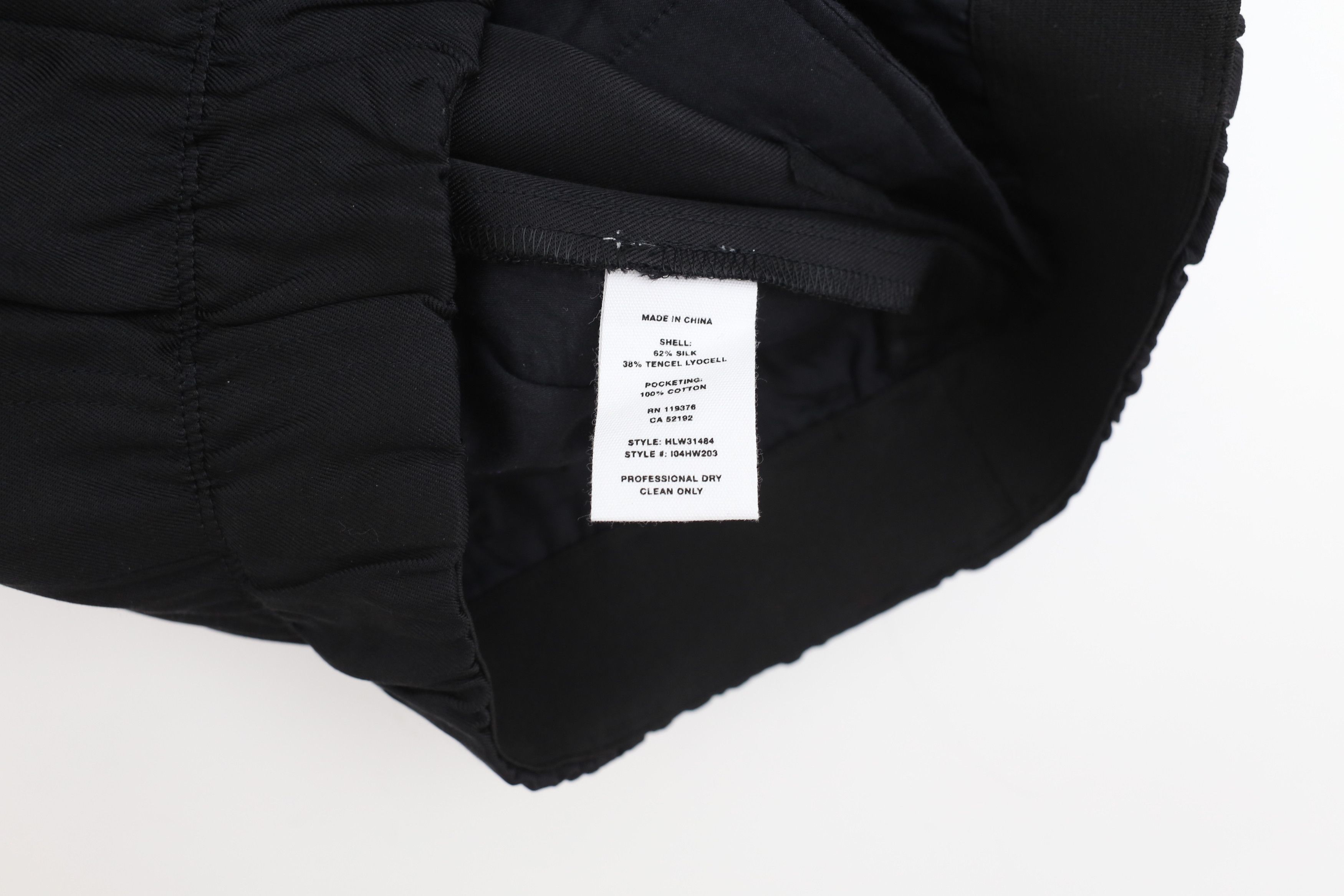 Helmut Lang ⚡️QUICK SALE⚡️Helmut Lang Black Silk Suit Pants Trousers Size 30" / US 8 / IT 44 - 5 Thumbnail