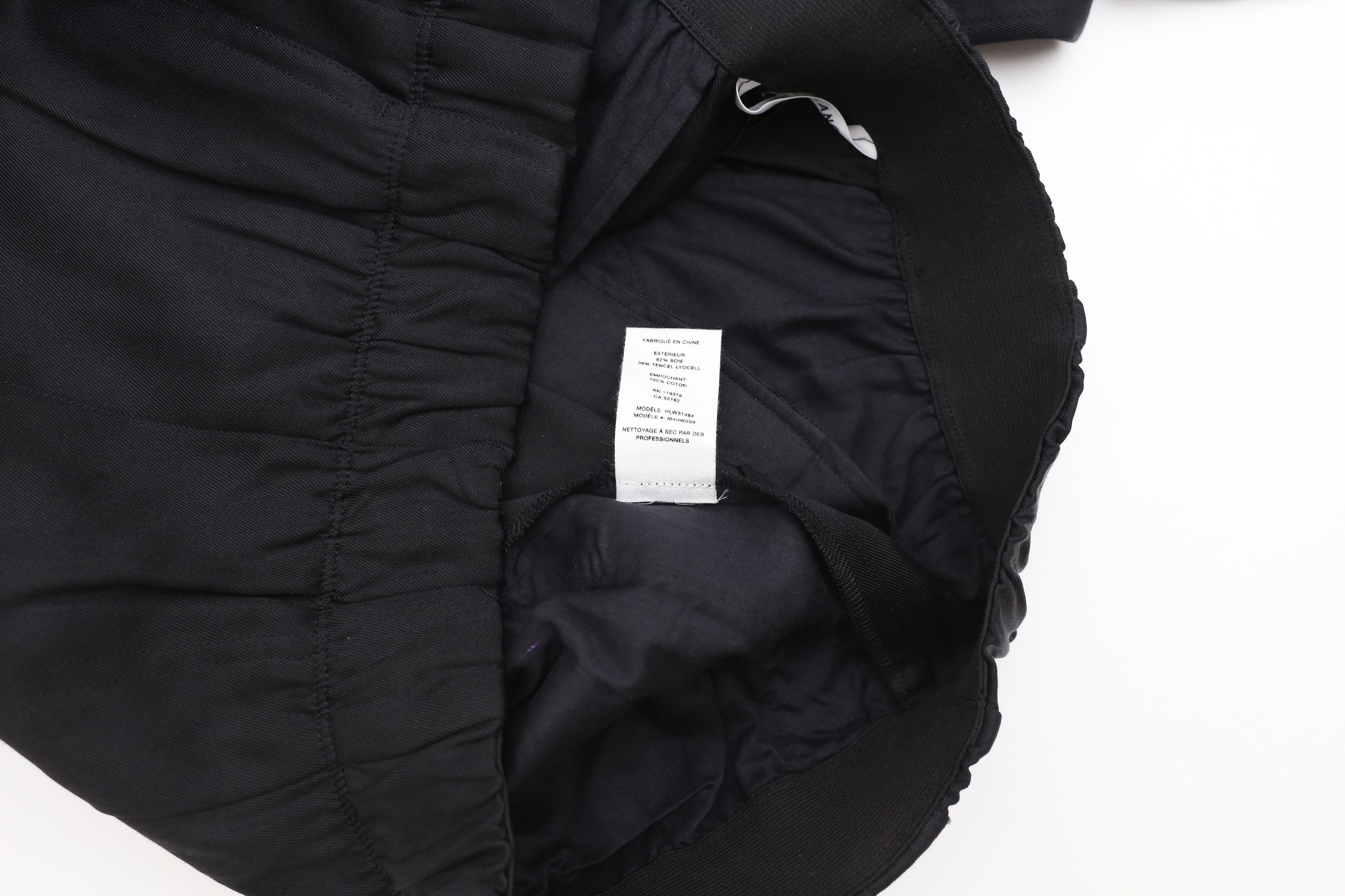 Helmut Lang ⚡️QUICK SALE⚡️Helmut Lang Black Silk Suit Pants Trousers Size 30" / US 8 / IT 44 - 4 Thumbnail