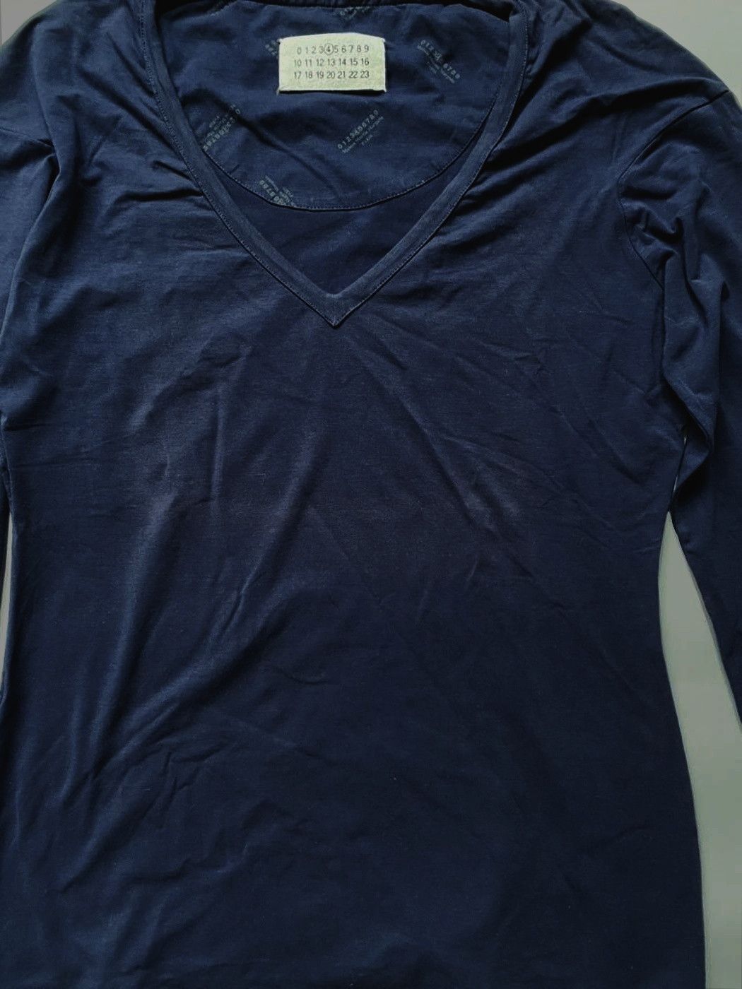 Maison Margiela ⚡️QUICK SALE⚡️2009 Maison Margiela Navy Long Sleeve Tshirt Size M / US 6-8 / IT 42-44 - 6 Thumbnail