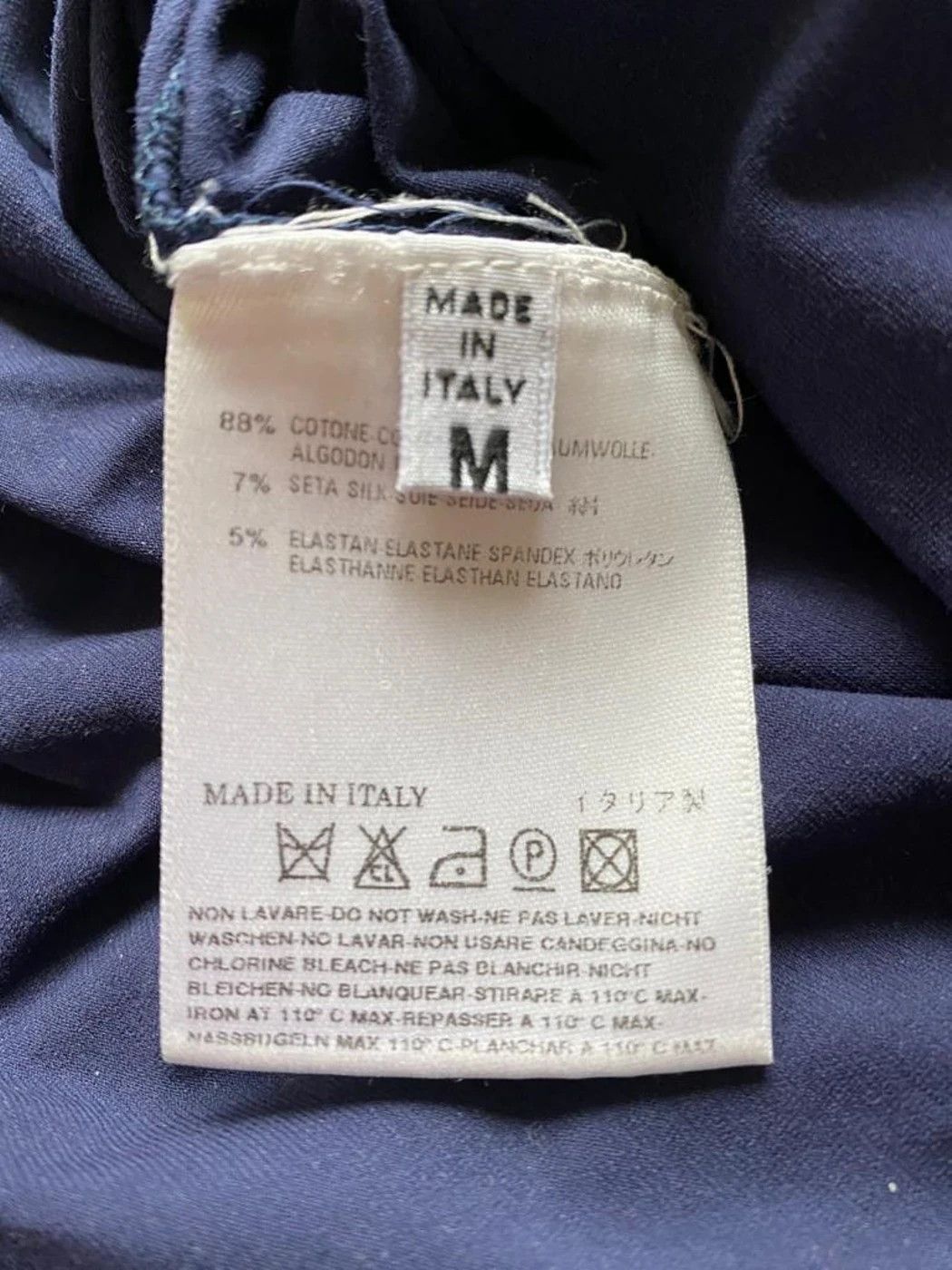 Maison Margiela ⚡️QUICK SALE⚡️2009 Maison Margiela Navy Long Sleeve Tshirt Size M / US 6-8 / IT 42-44 - 4 Thumbnail