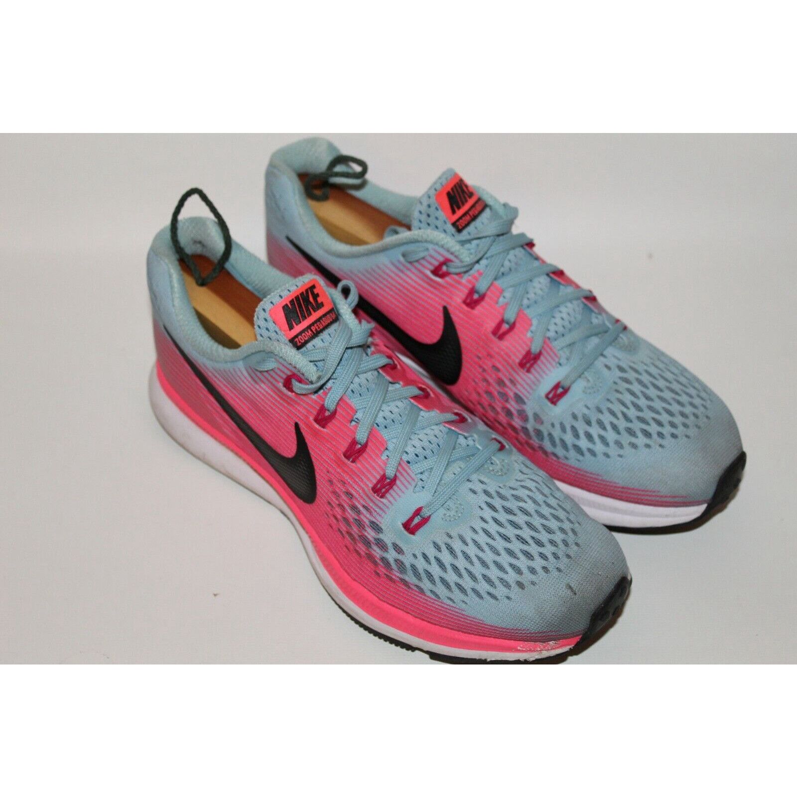 Nike zoom pegasus 34 hotsell women's shoes mica blue/white/pink