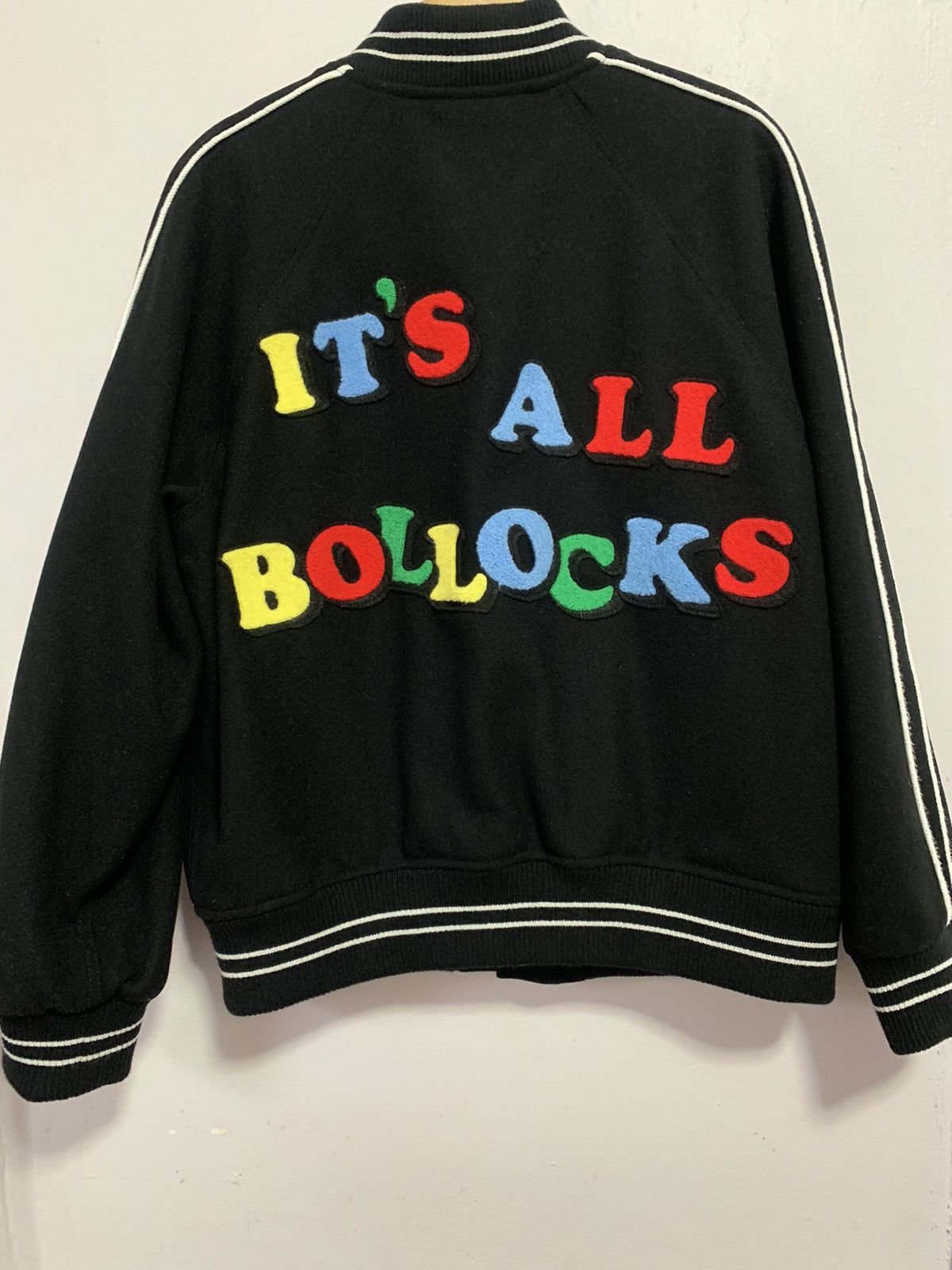 Supreme Supreme Jamie Reid It's all Bollocks varsity M | Grailed