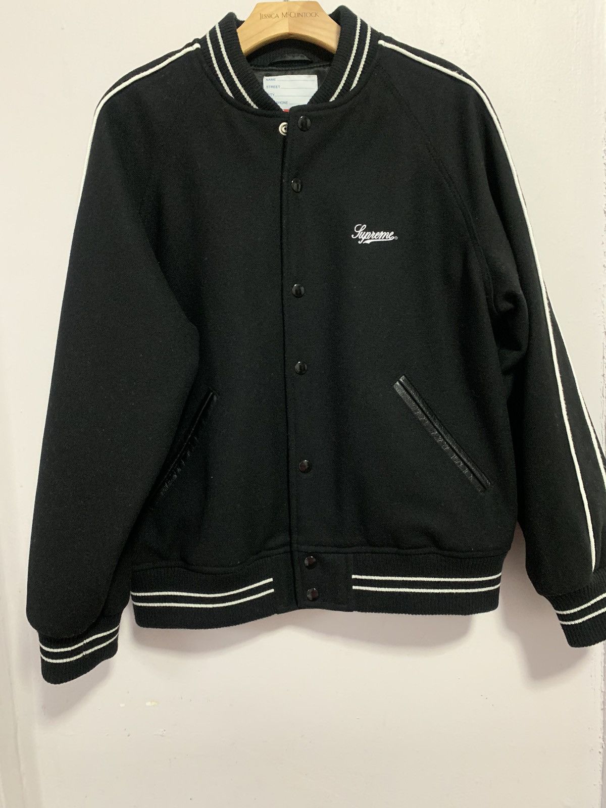 Supreme Supreme Jamie Reid It's all Bollocks varsity M | Grailed