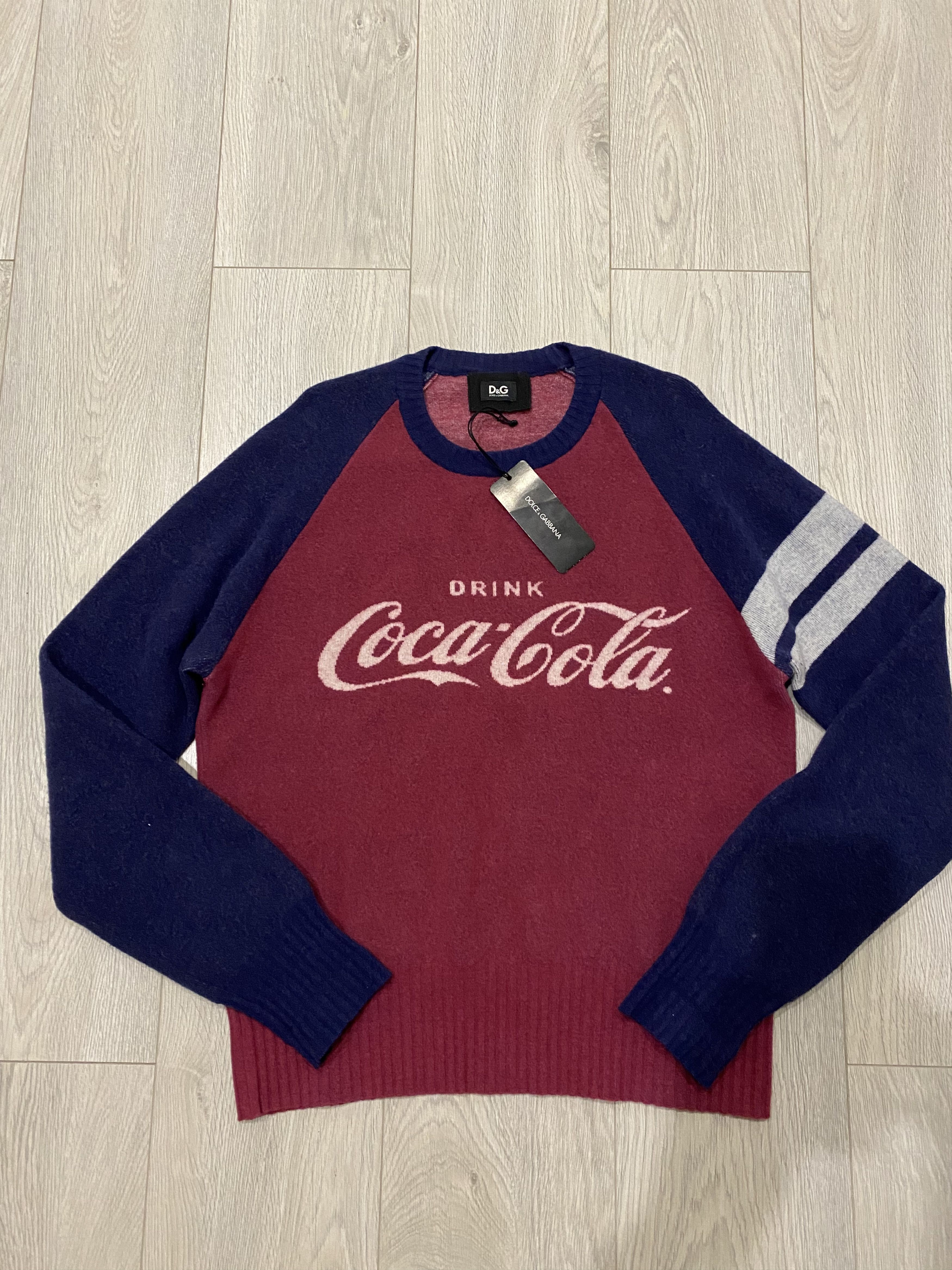image of Dolce Gabbana Coca Cola Sweater New Size M in Red, Men's
