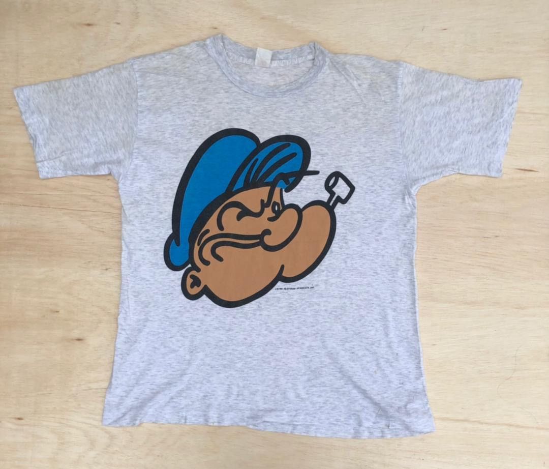 image of Movie x Vintage Popeye in Grey, Men's (Size Large)