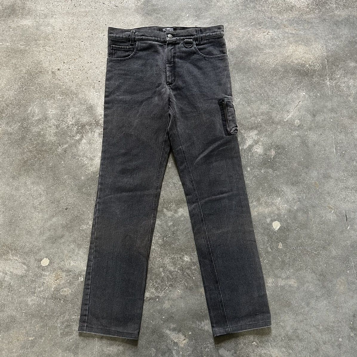 Raf Simons AW04 “Waves” MA-1 denim