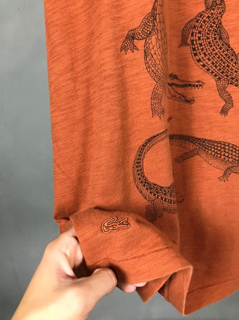 Lacoste Lacoste streetwear overprinted tee Size US L / EU 52-54 / 3 - 4 Thumbnail