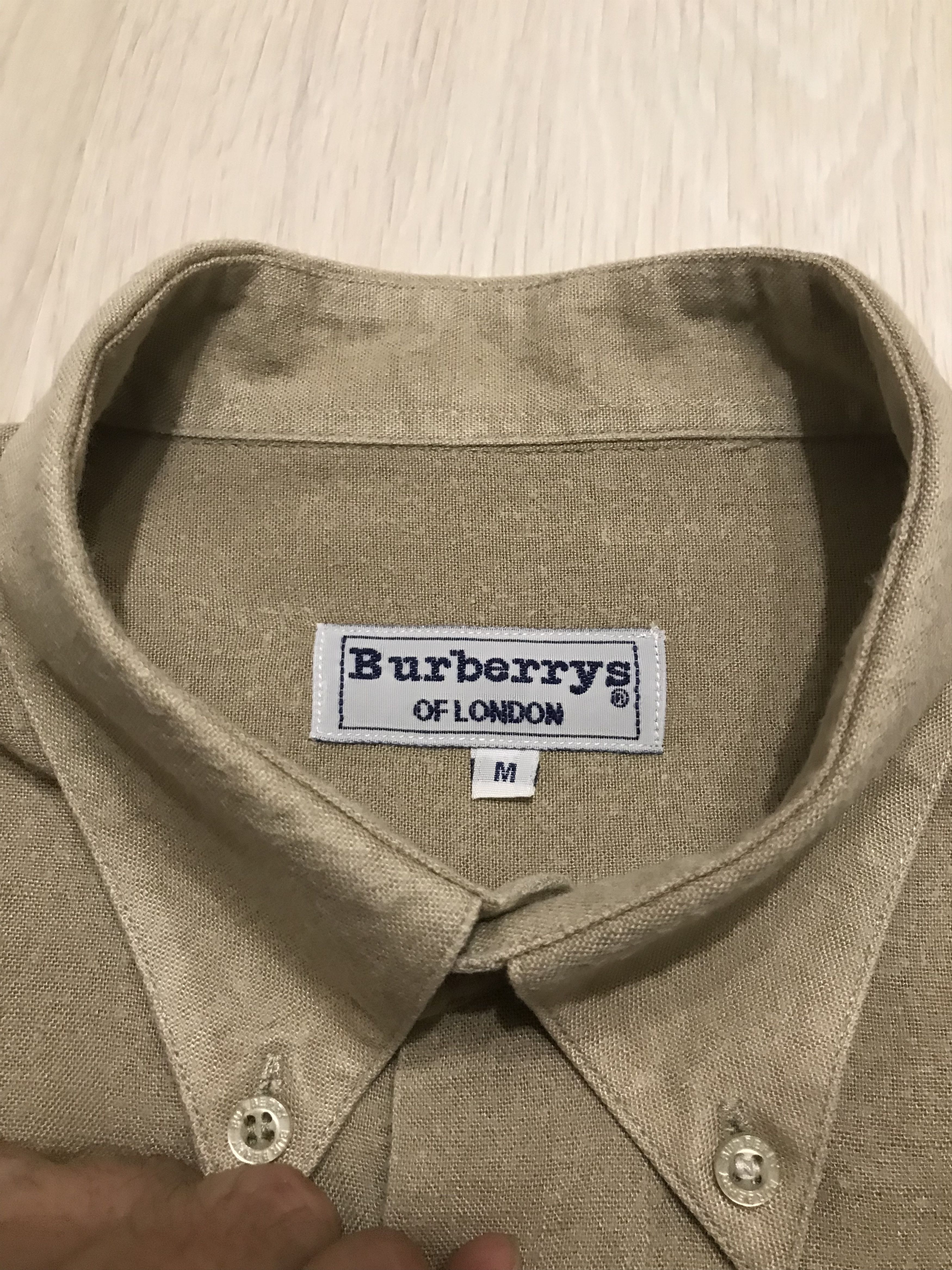 Burberry Vintage Burberry Burberrys of London shirt cotton Size US M / EU 48-50 / 2 - 6 Thumbnail