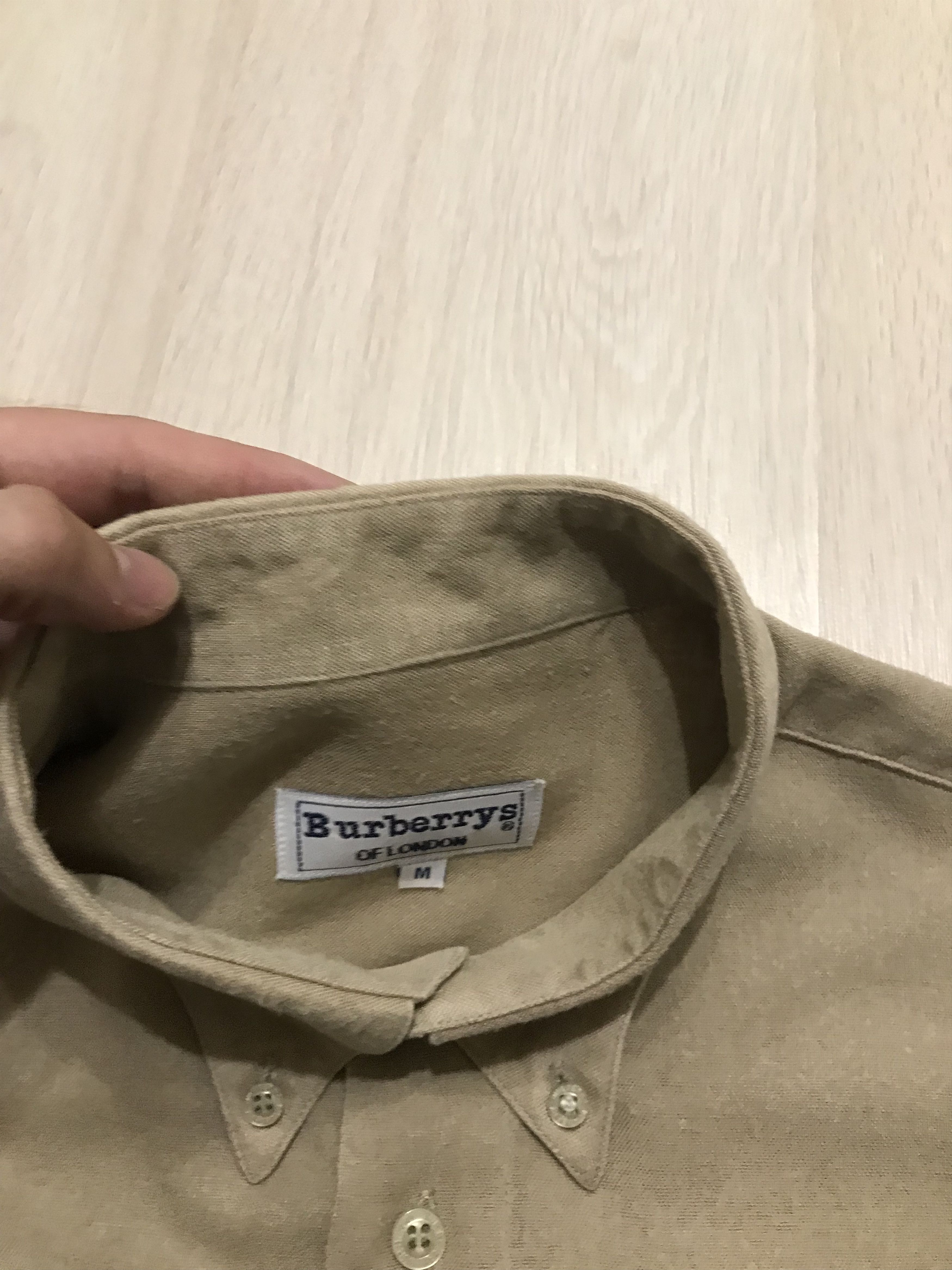 Burberry Vintage Burberry Burberrys of London shirt cotton Size US M / EU 48-50 / 2 - 7 Thumbnail