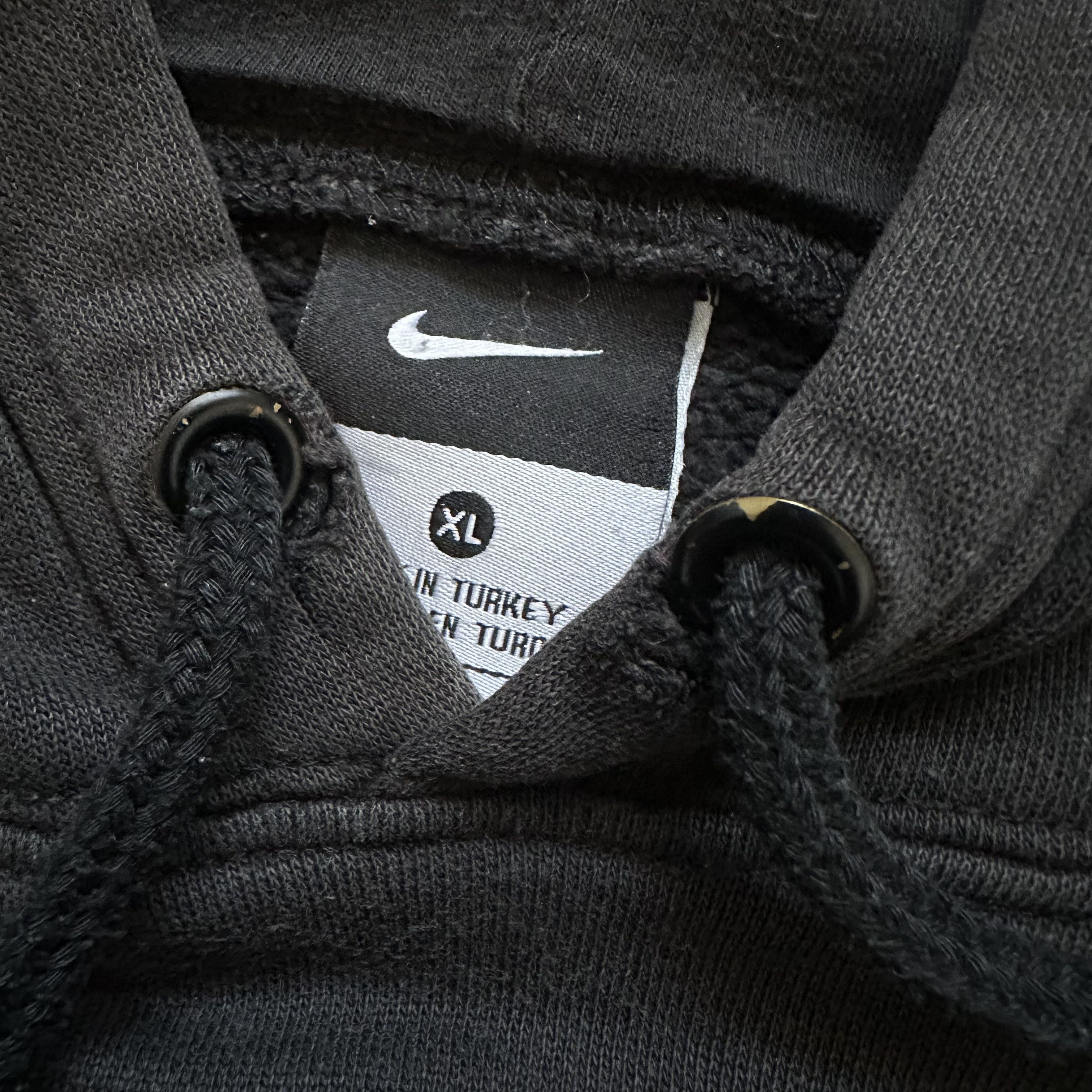Nike × Vintage Nike y2k Vintage Big Swoosh Embroidered Logo Baggy hoodie Size US L / EU 52-54 / 3 - 3 Thumbnail