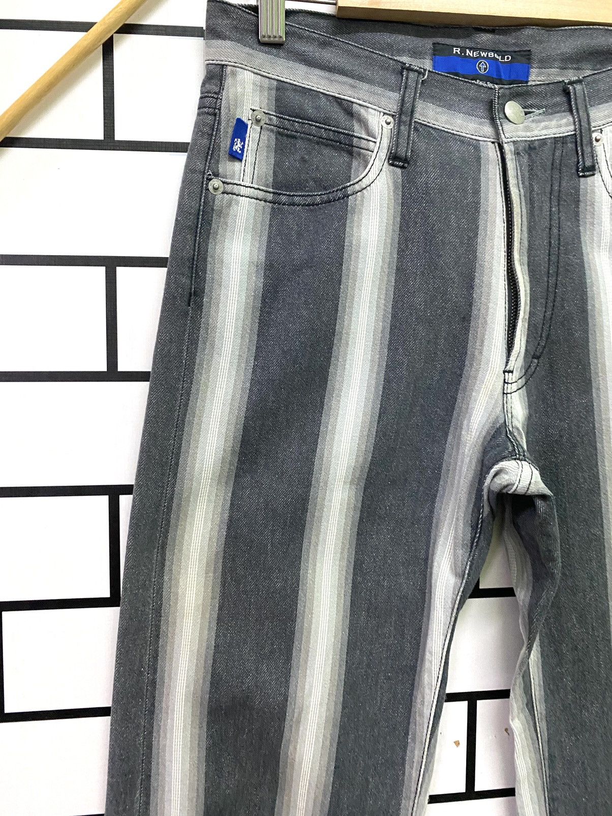 Paul Smith × R.Newbold × Vintage Vintage R.NEWBOLD PAUL SMITH Striped Trouser Pant Size US 28 / EU 44 - 6 Thumbnail
