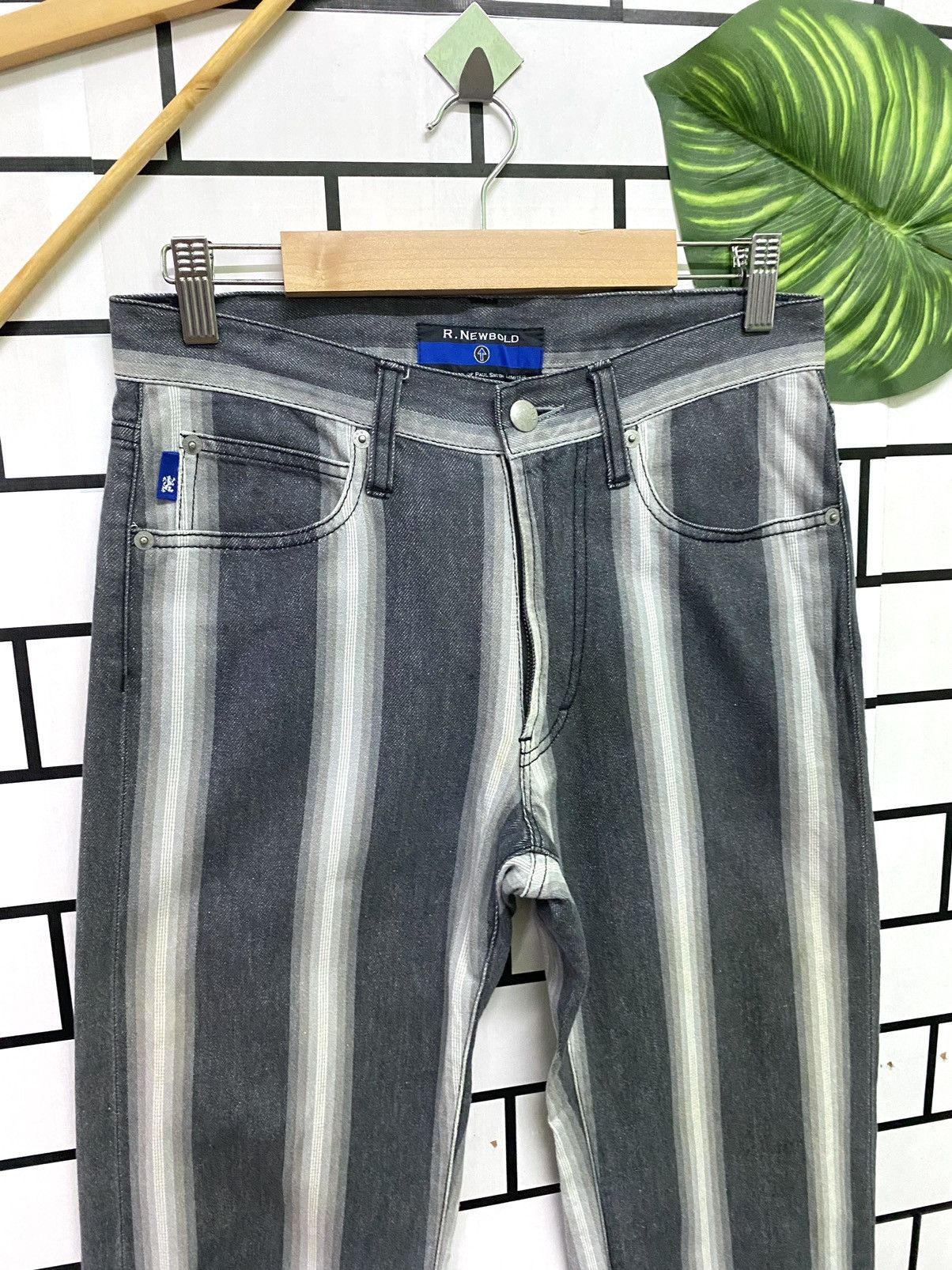 Paul Smith × R.Newbold × Vintage Vintage R.NEWBOLD PAUL SMITH Striped Trouser Pant Size US 28 / EU 44 - 10 Thumbnail
